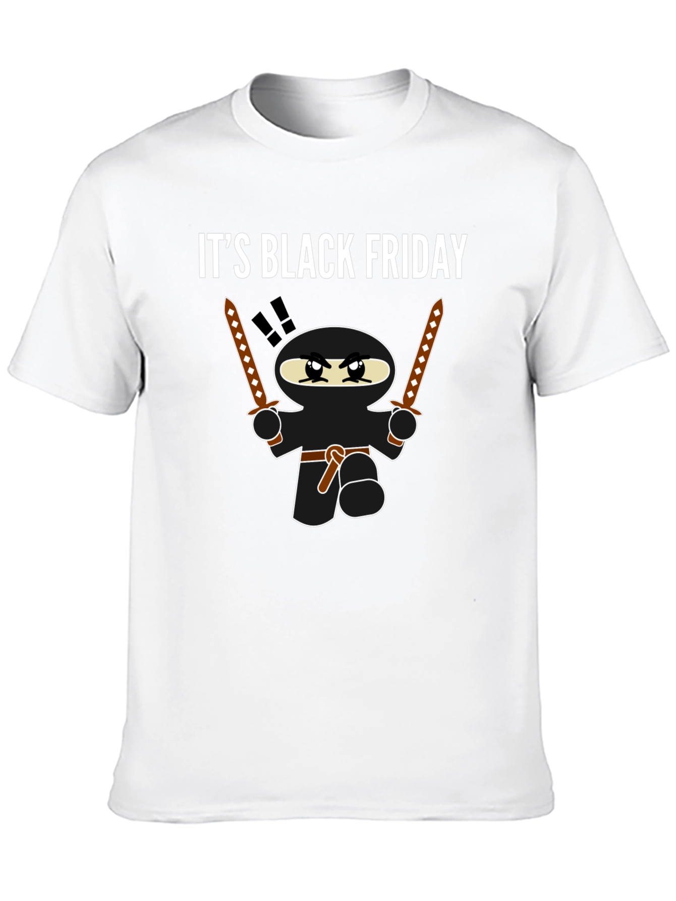 Black It's Black Friday Ninja T-Shirt view 10