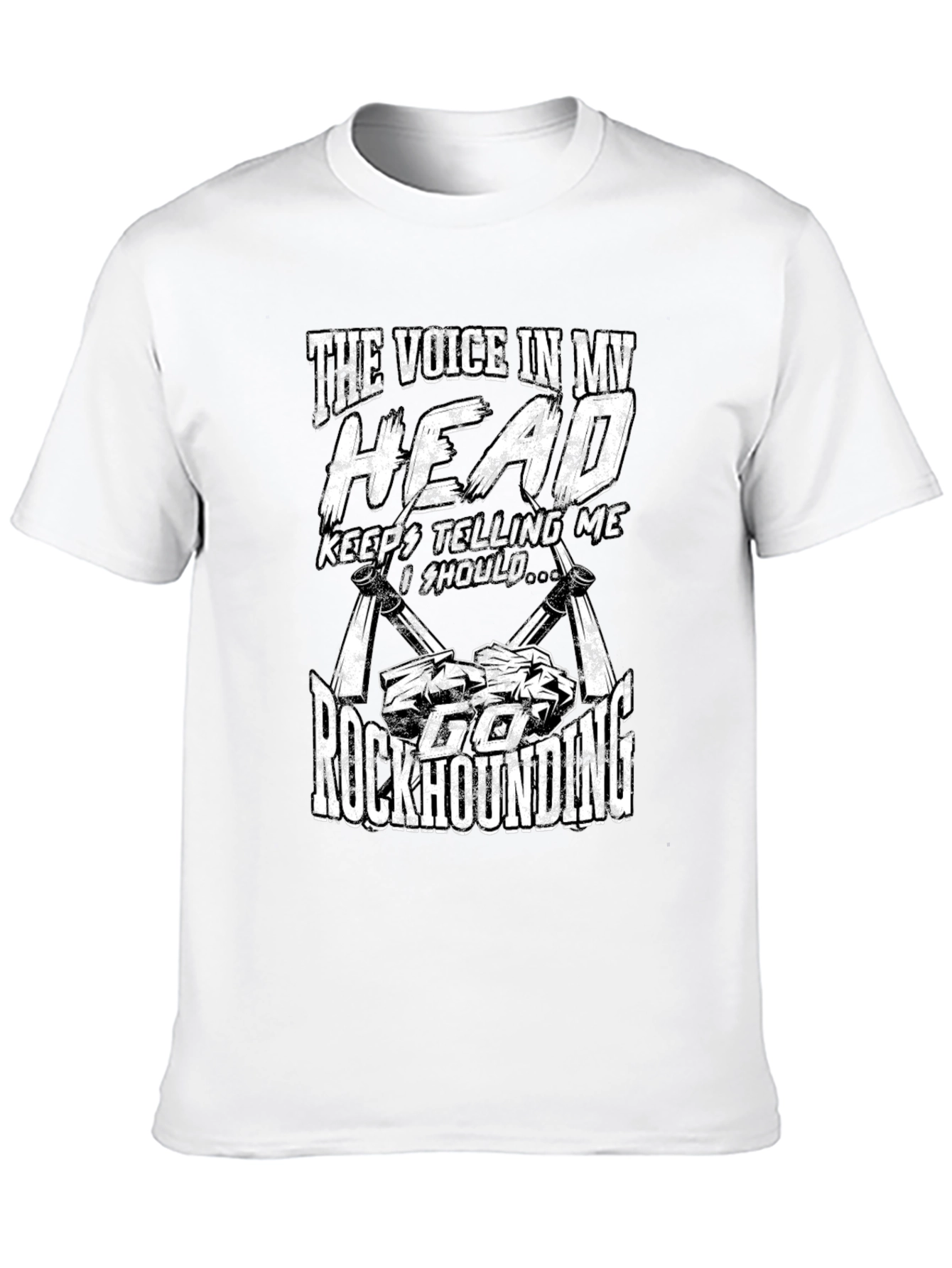 Black Rockhounding T-Shirt - "The Voice In My Head" view 10