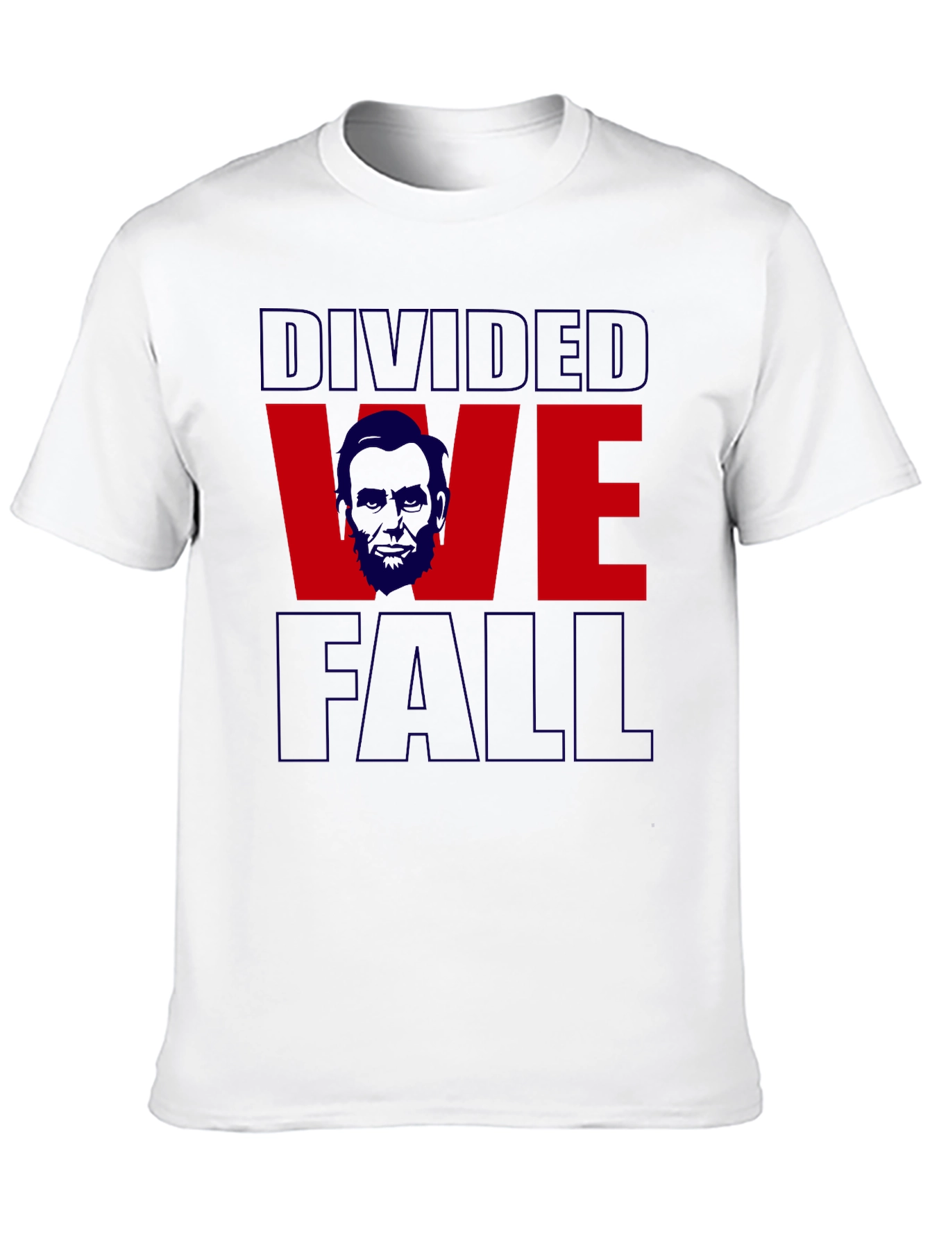 Black Divided We Fall Graphic Tee - Black Cotton Blend view 10