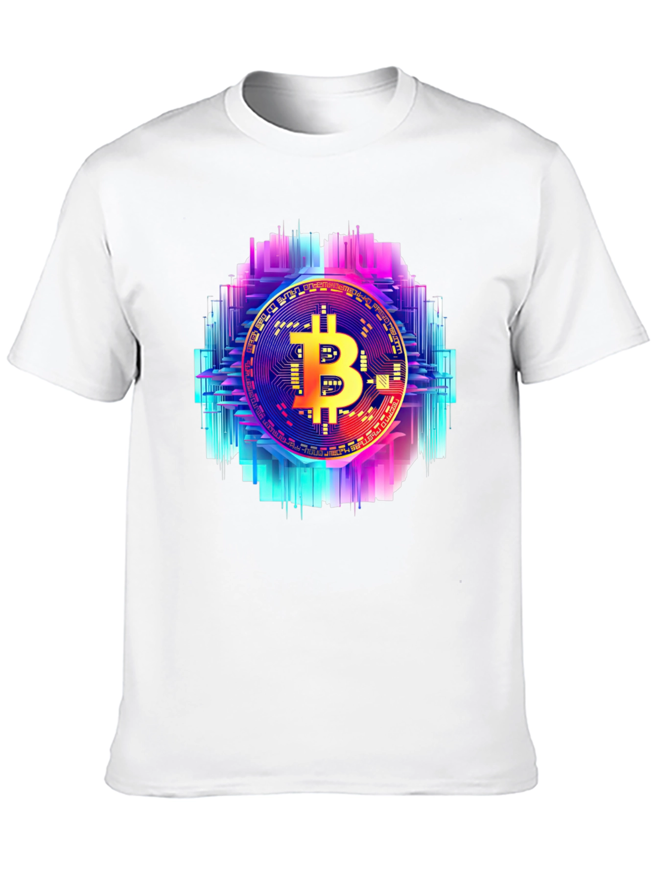 Bitcoin Circuit Graphic Tee - Crypto Style - 10