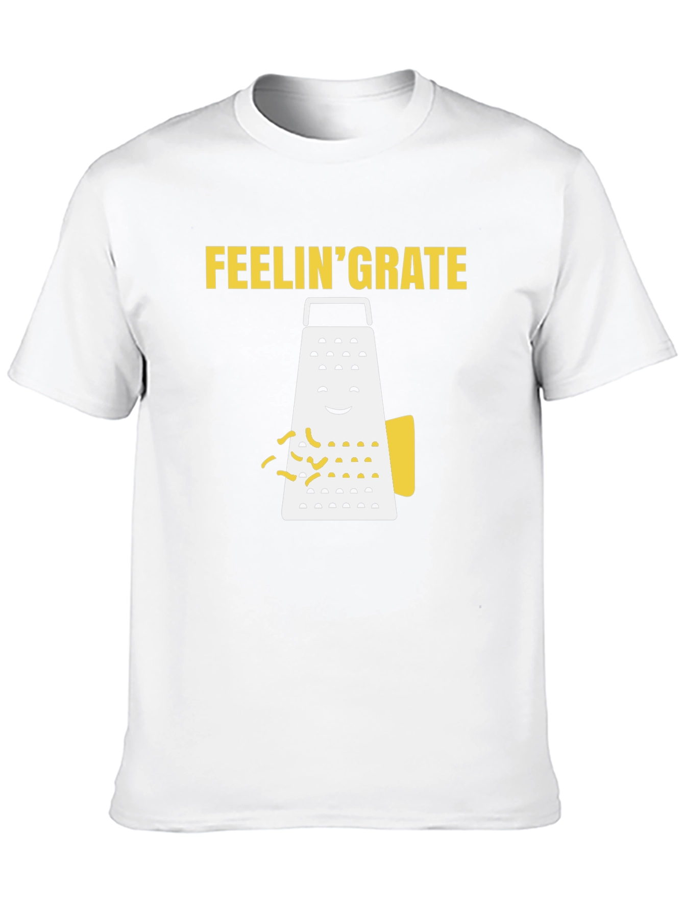Black Feelin' Grate Pun T-Shirt - Black, Funny, Comfortable Tee view 10