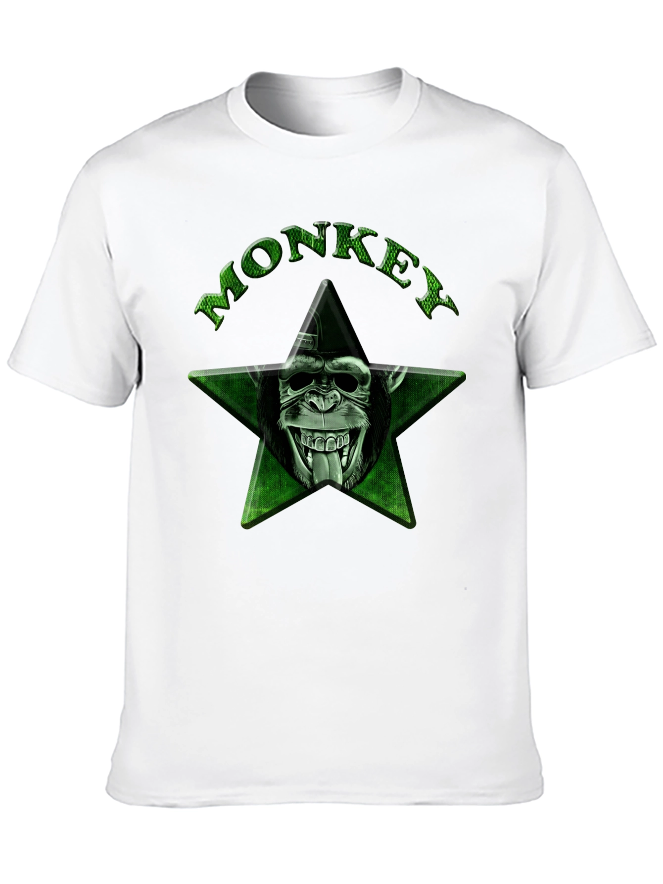 Black Monkey Star Graphic Tee - Black view 10