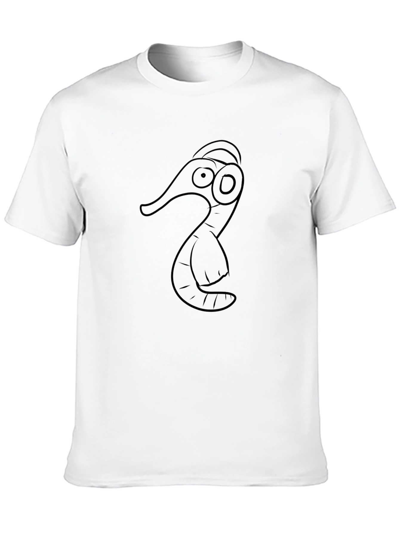 Black Cartoon Character Graphic Black T-Shirt view 10