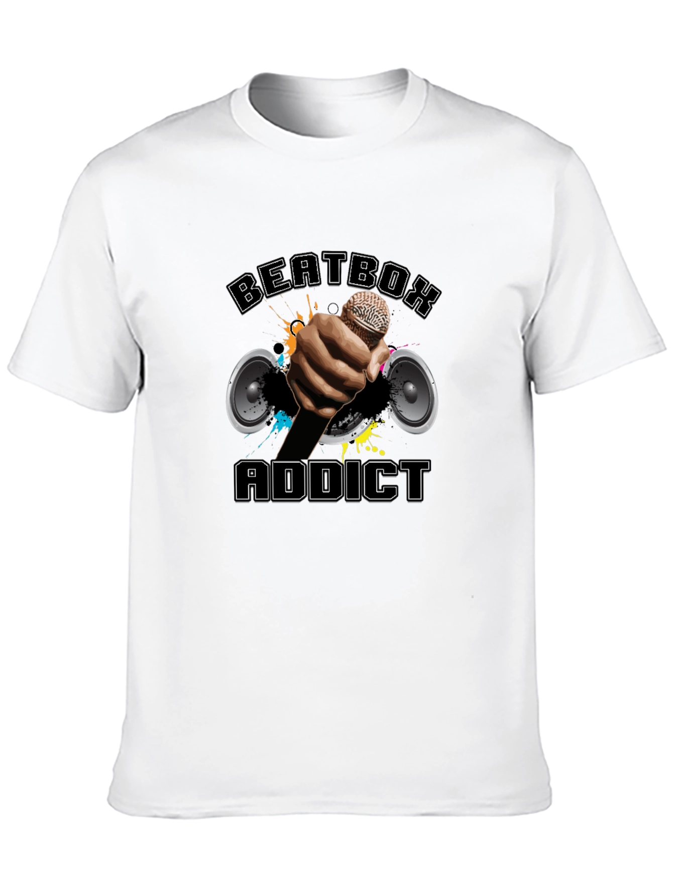 Black Beatbox Addict T-Shirt view 10