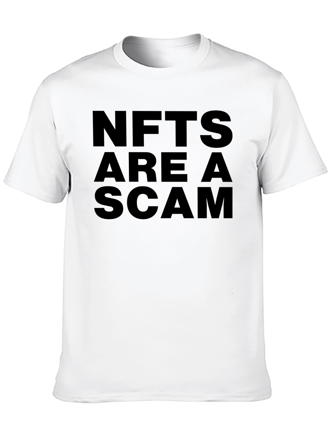 Black NFTs Are A Scam Graphic T-Shirt view 10
