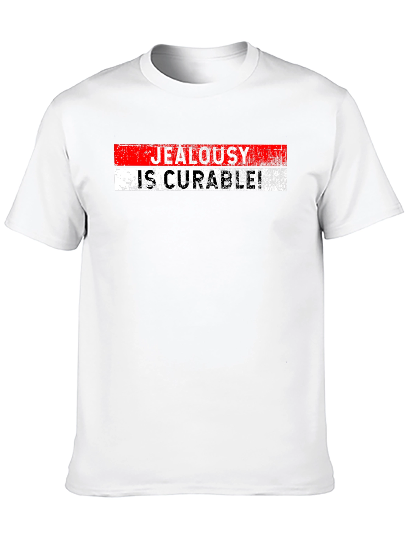 Black Jealousy Is Curable T-Shirt - Black view 10