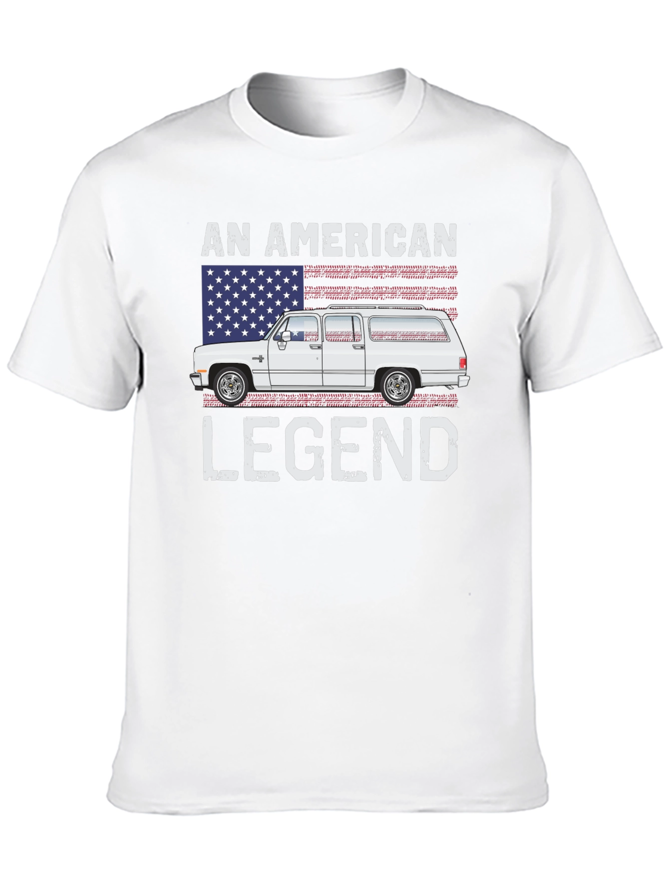 Black American Legend Truck T-Shirt view 10