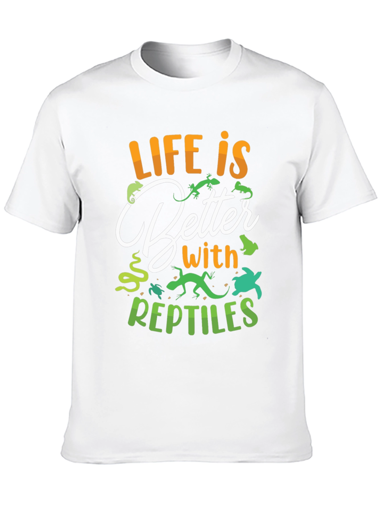 Reptile Lover T-Shirt - Life is Better - 10