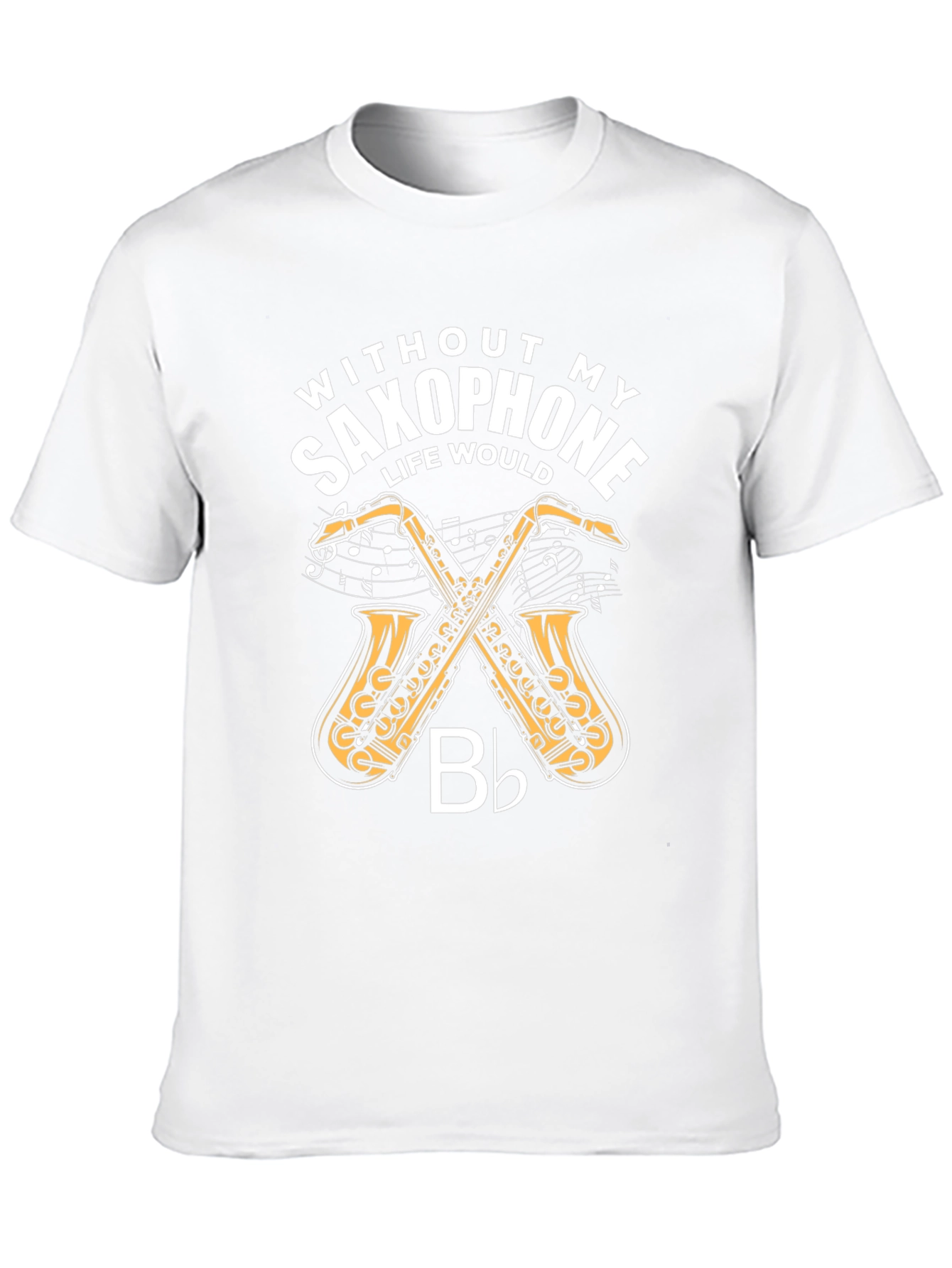 Black Saxophone Lover's T-Shirt - Music Gift view 10