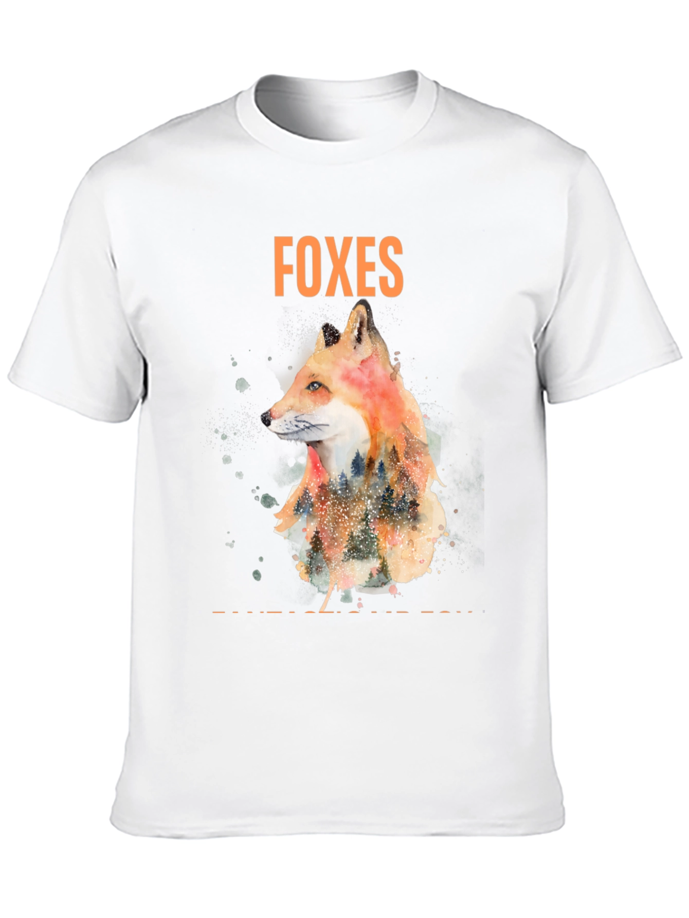 Black Foxes Graphic Tee - Nature Inspired Design view 10