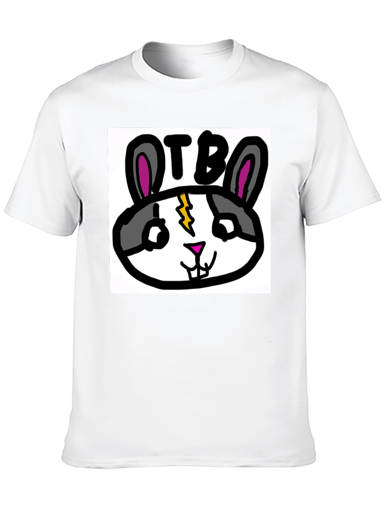 Black OTB Rabbit Graphic T-Shirt - Black view 10