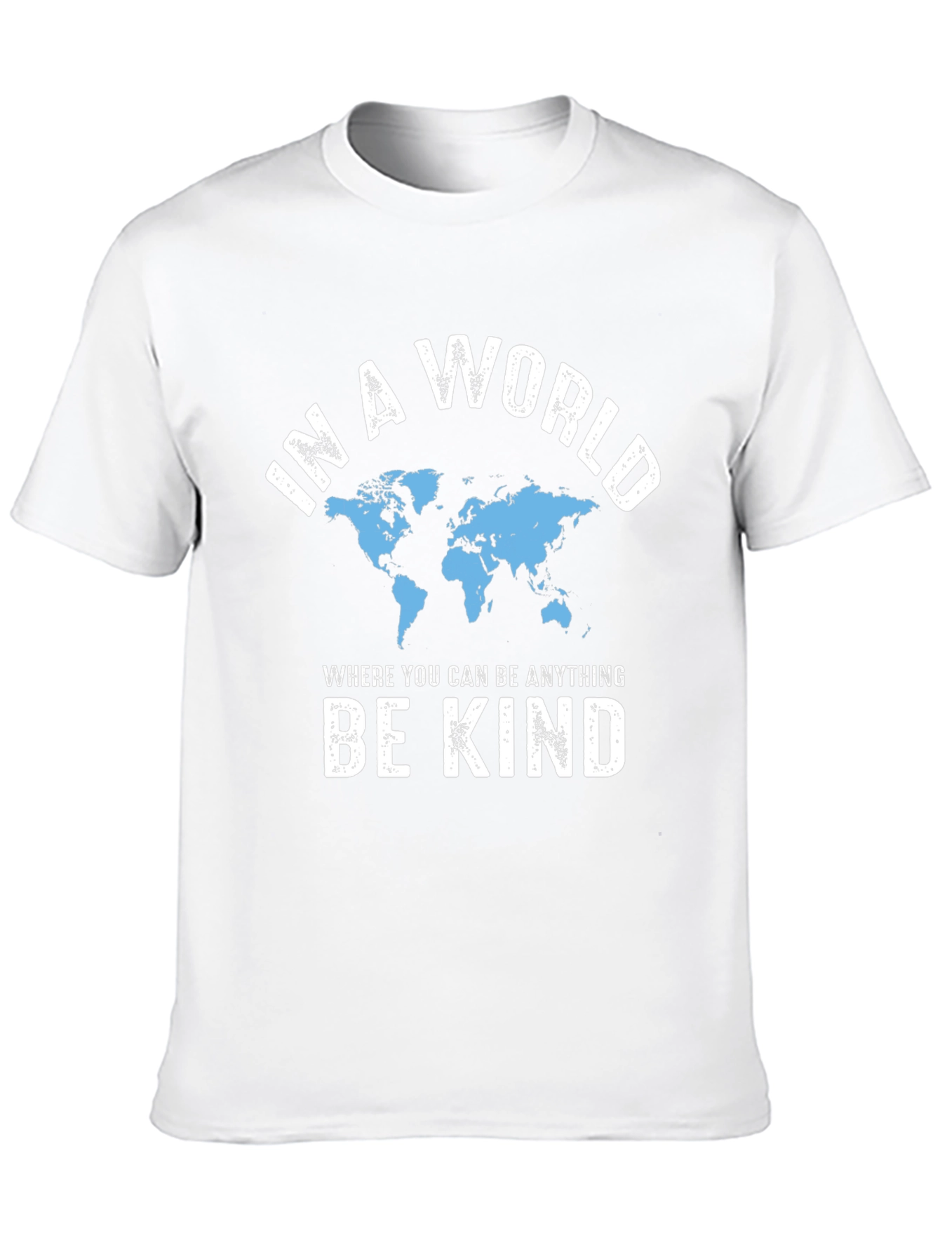 Black Kindness World Graphic T-Shirt - Be Kind view 10