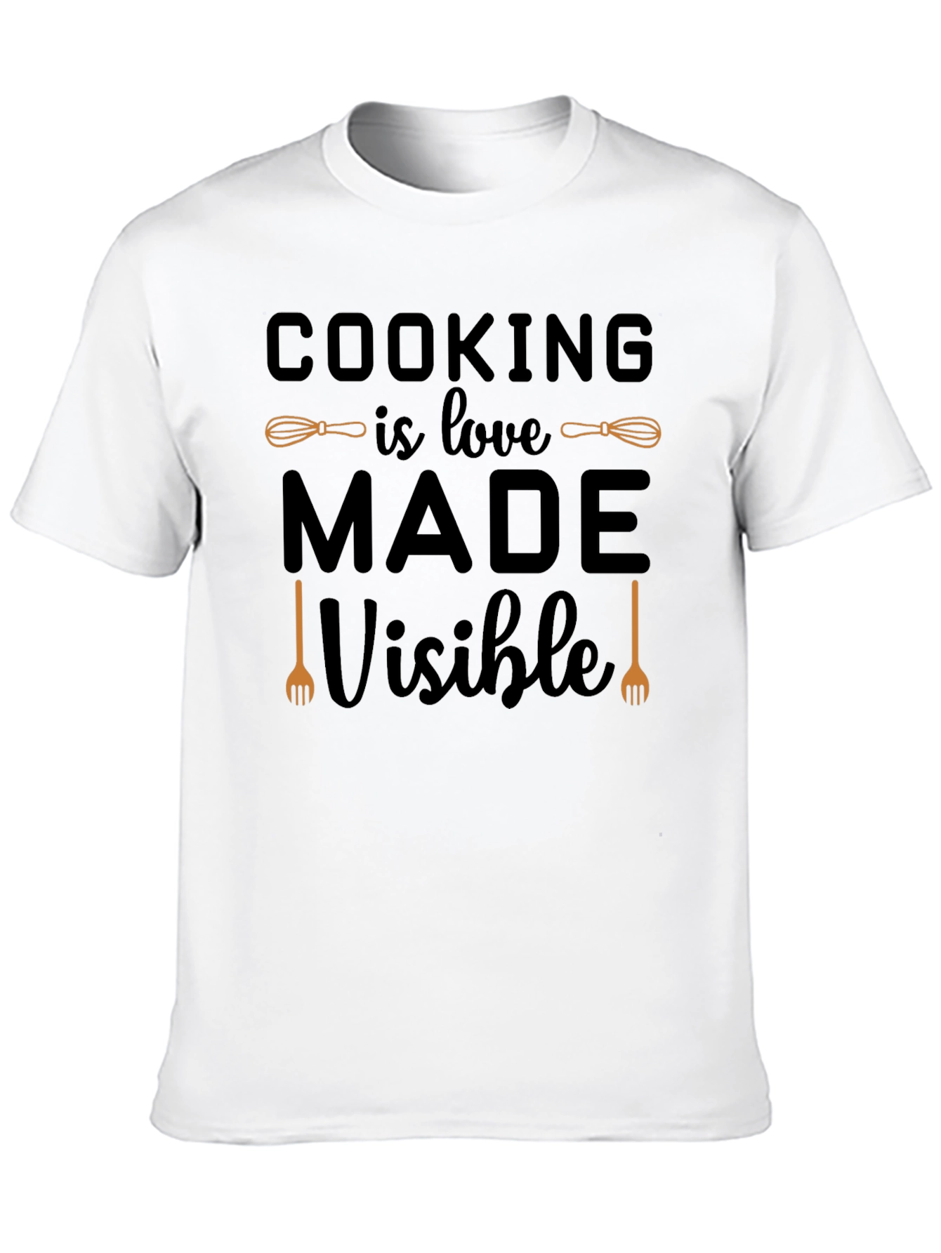 Black Cooking is Love Made Visible Graphic T-Shirt view 10