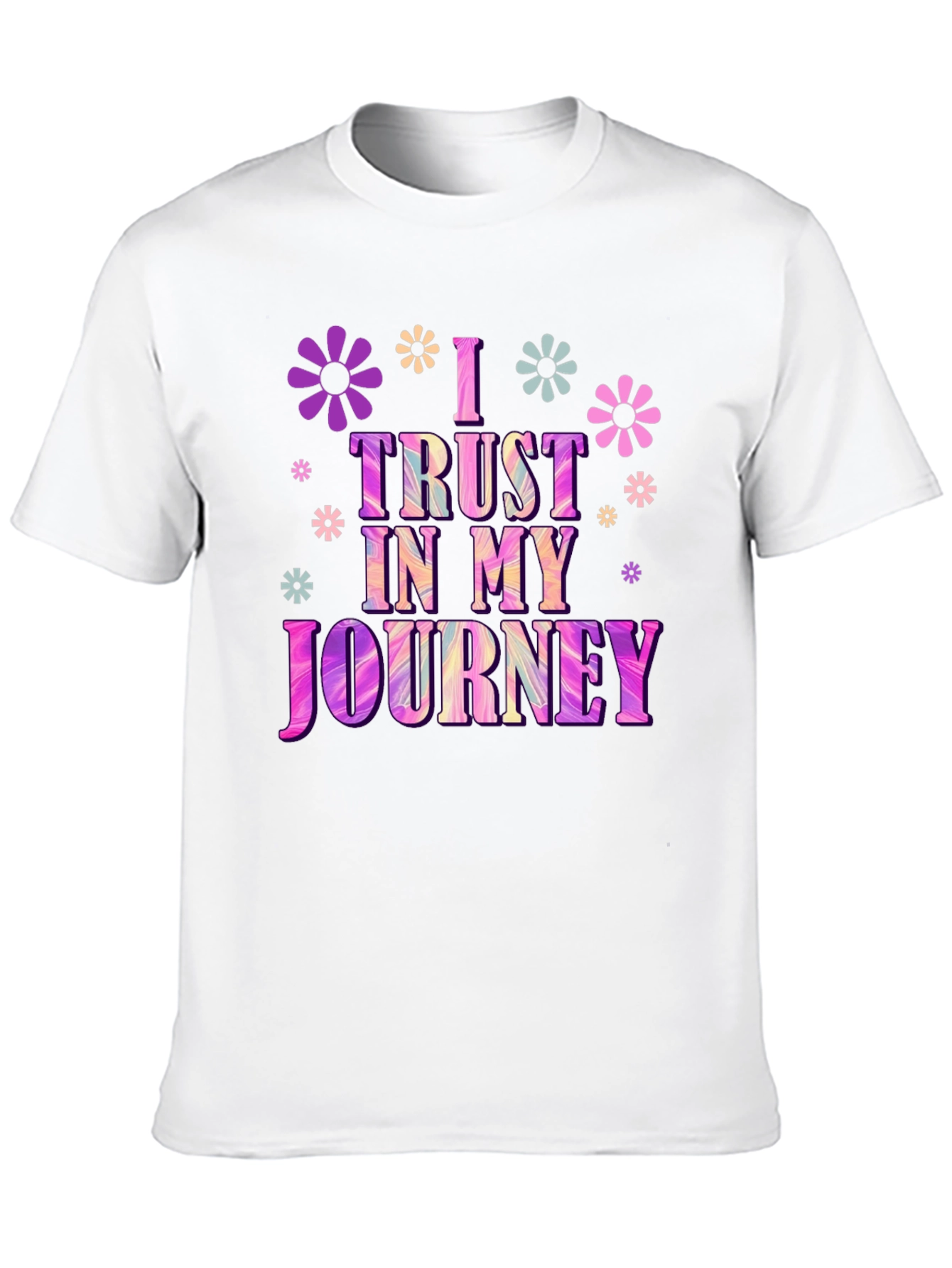 Black I Trust In My Journey Graphic Tee view 10