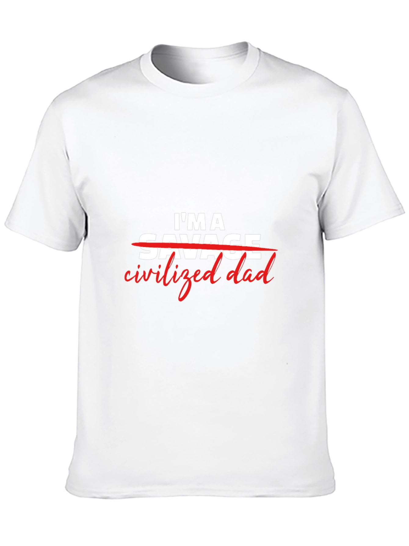 Black Civilized Dad T-Shirt view 10