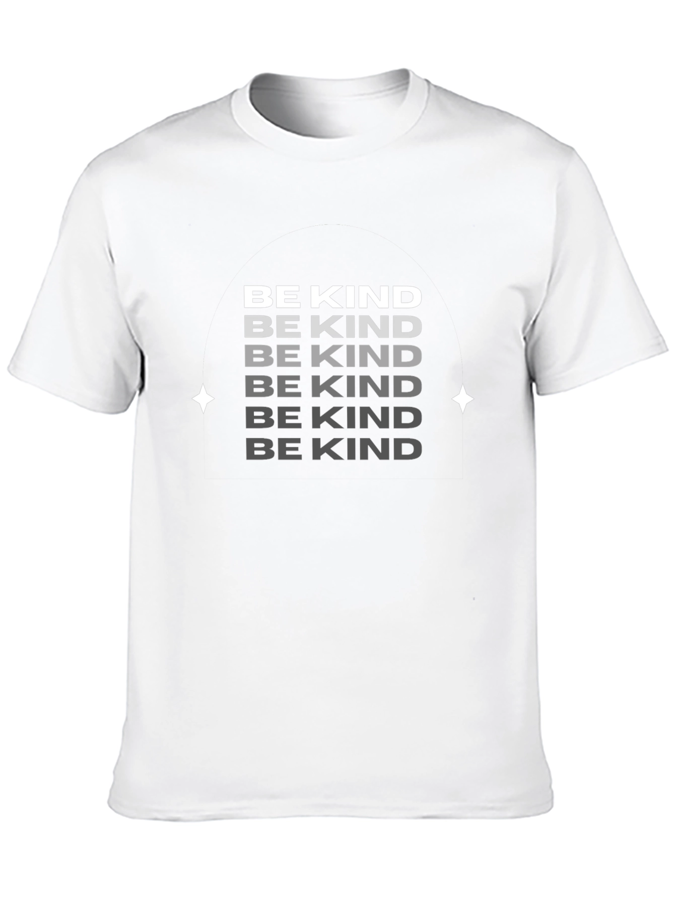Black Be Kind Graphic Tee - Black Cotton Casual T-Shirt view 10