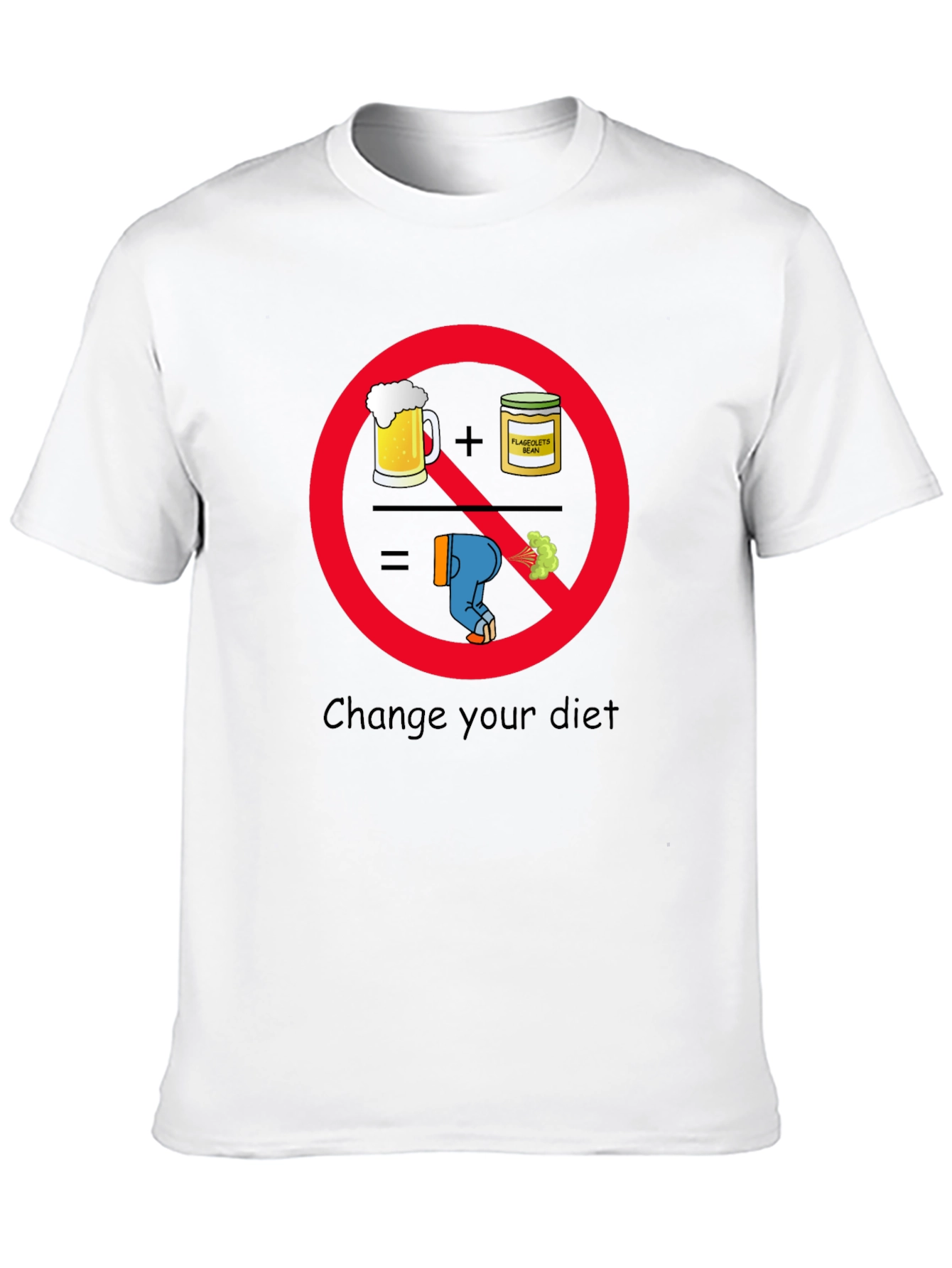 Black Funny Diet Humor Graphic T-Shirt view 10