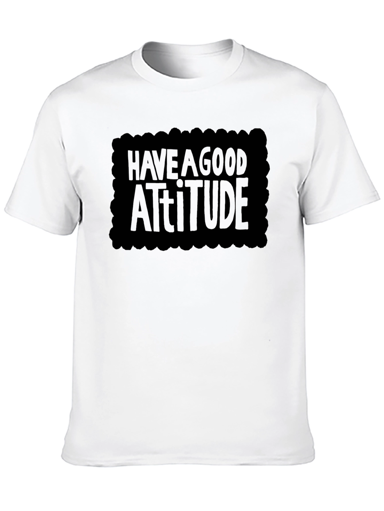Black Have a Good Attitude T-Shirt view 10