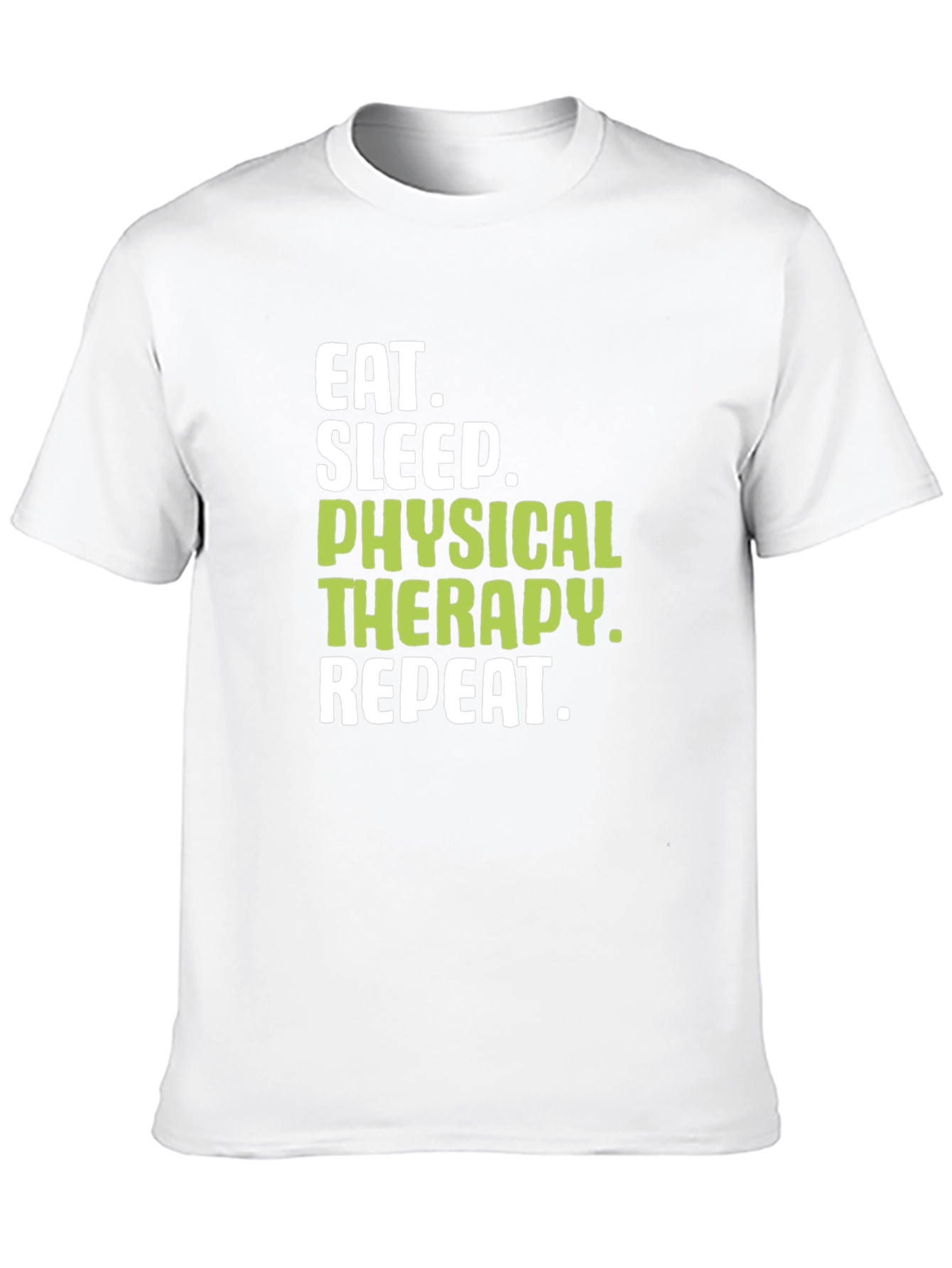 Black Eat Sleep Physical Therapy Repeat T-Shirt view 10