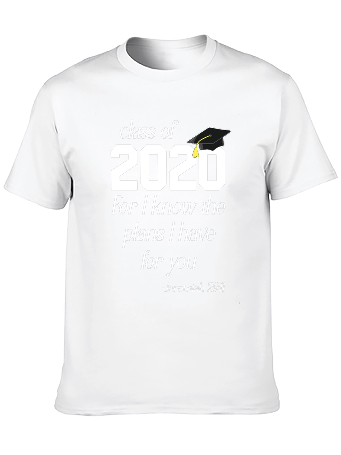 Class of 2020 Graduation T-Shirt Jeremiah 29:11 - 10