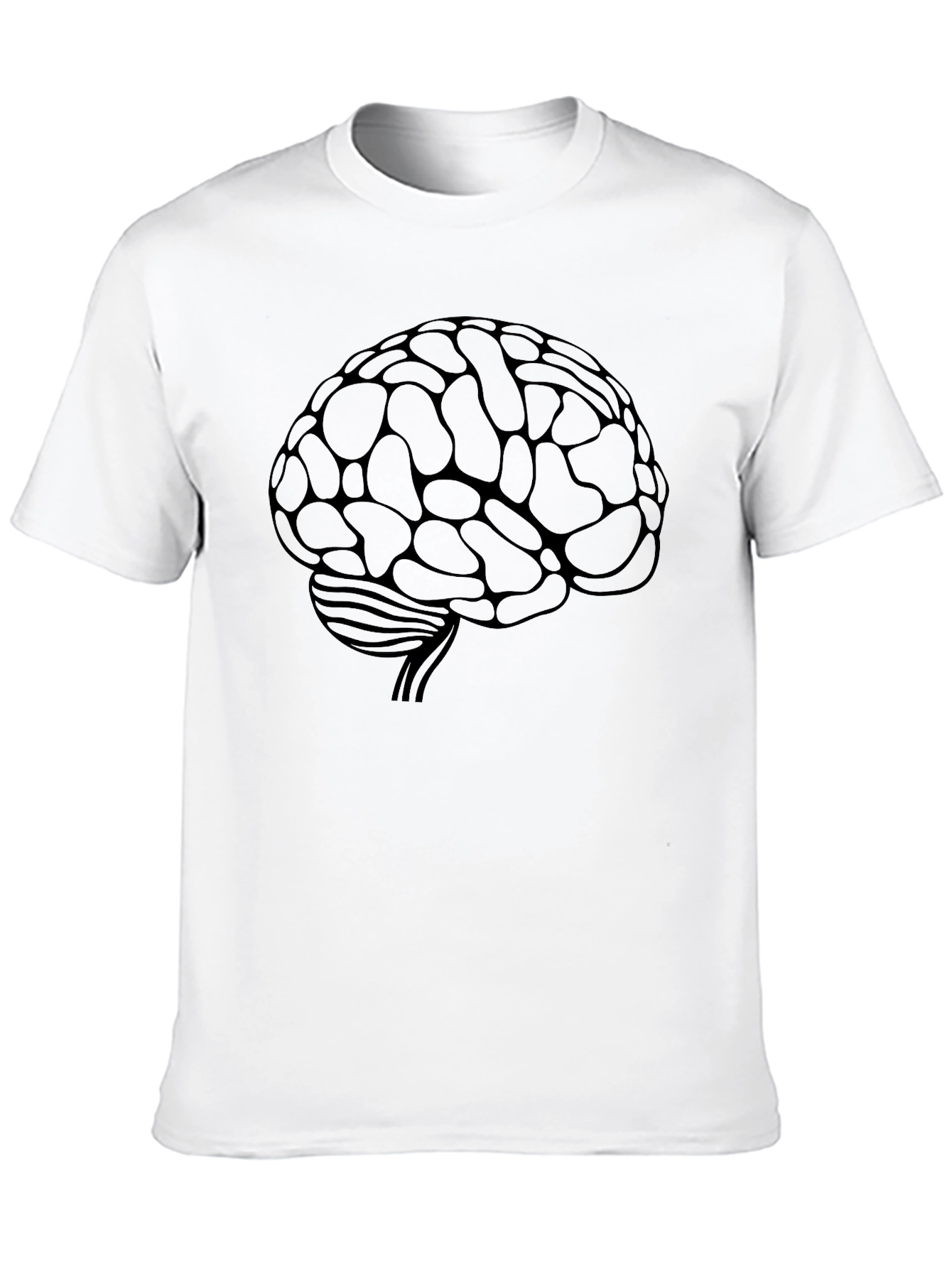 Black Brain Graphic T-Shirt - Smart Casual Tee view 10