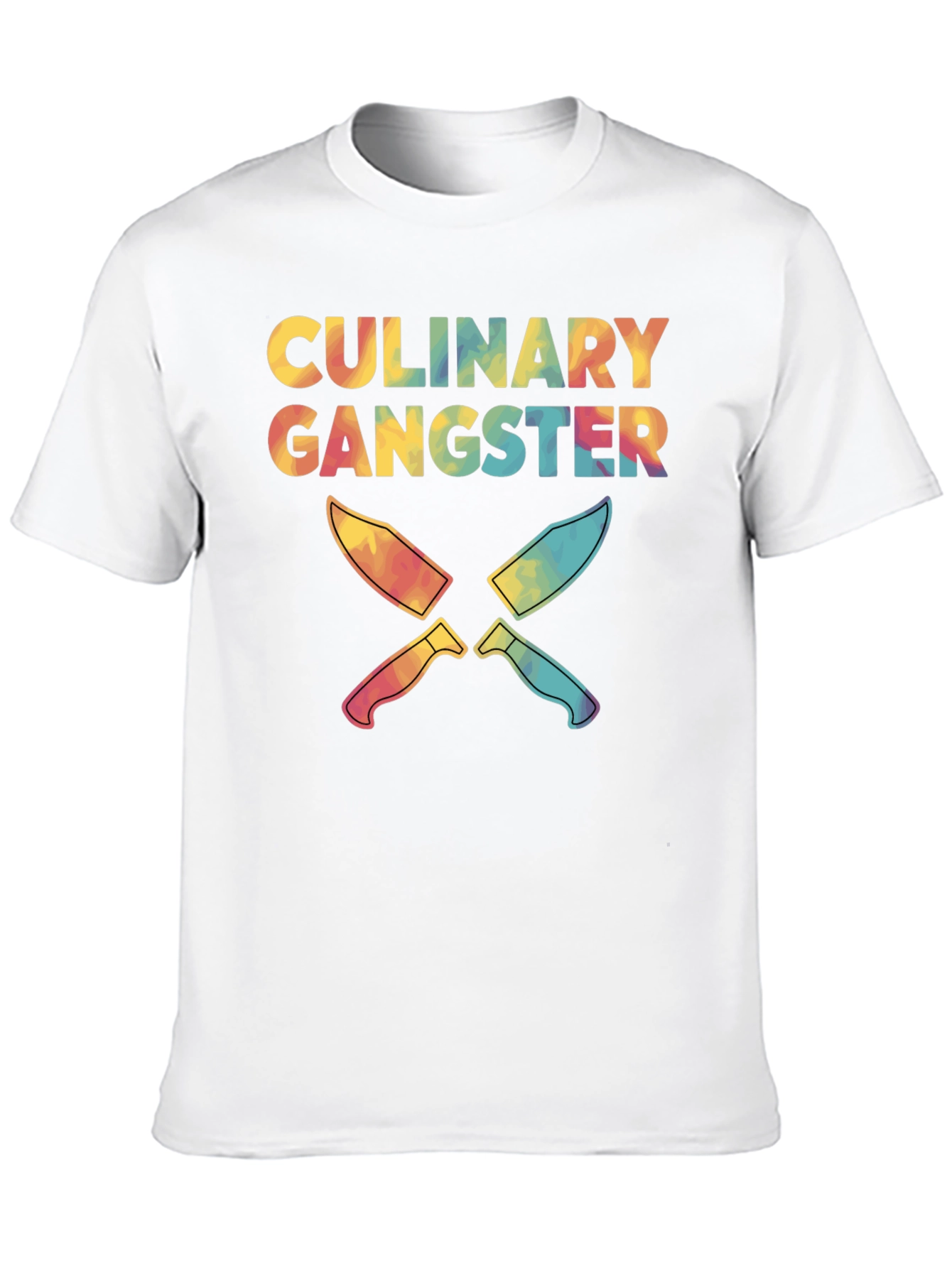 Black Culinary Gangster Tie Dye T-Shirt view 10