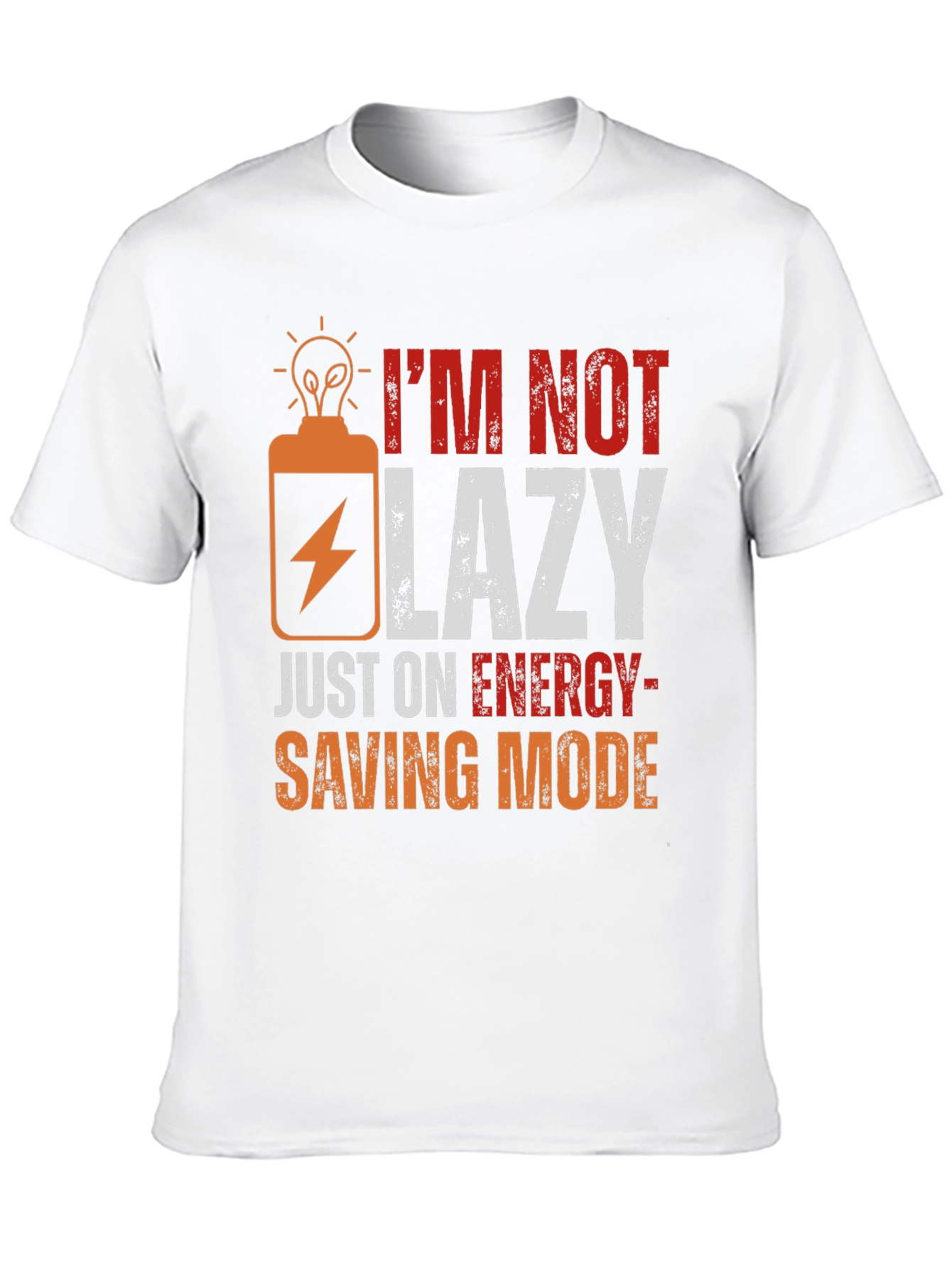 Funny Energy Saving Mode T-Shirt - 10