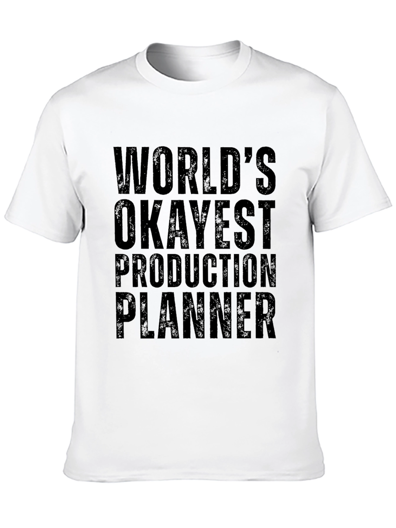 Black Okayest Production Planner Graphic T-Shirt view 10