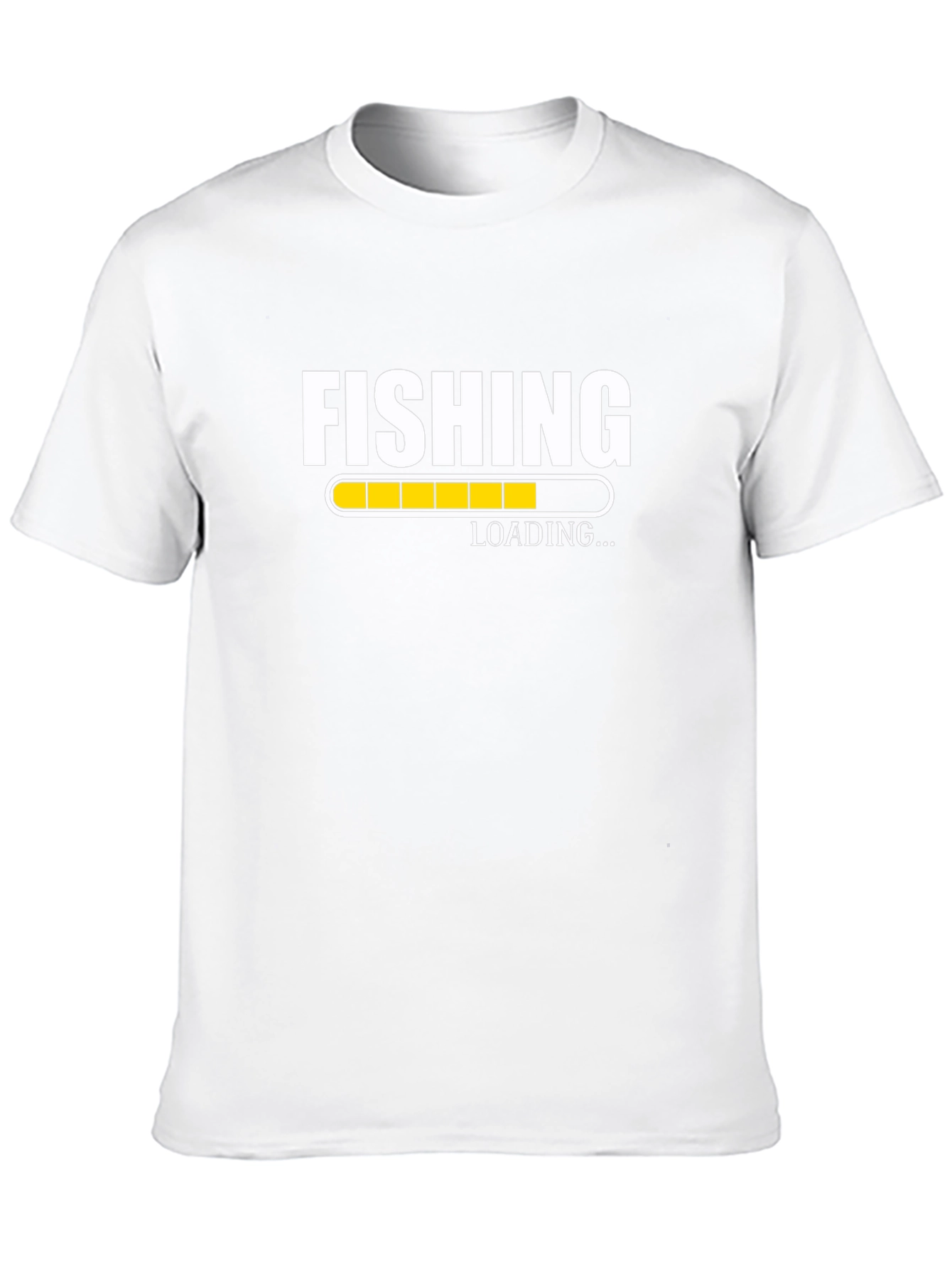 Black Fishing Loading T-Shirt | Angler Humor Tee view 10