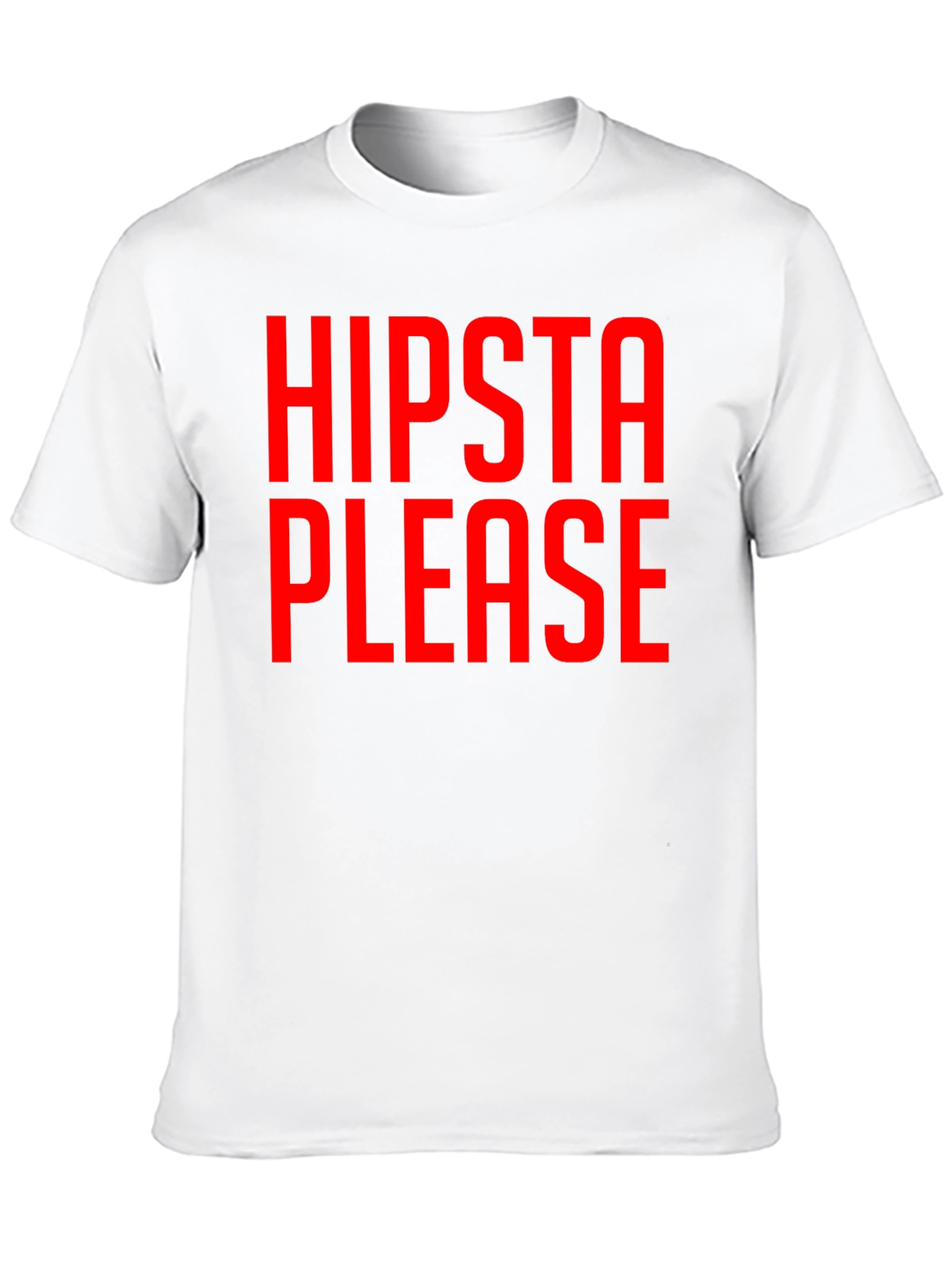 Black Hipsta Please Graphic Tee - Bold Statement T-Shirt view 10