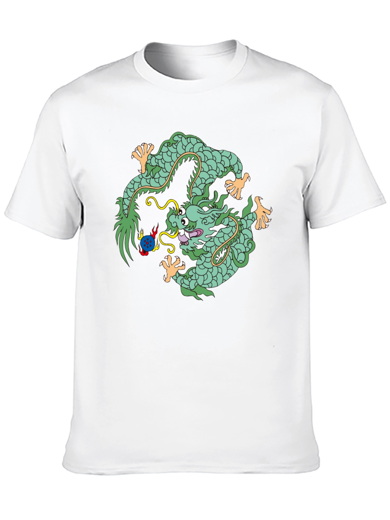 Black Dragon T-Shirt - Graphic Print Tee for Casual Wear view 10