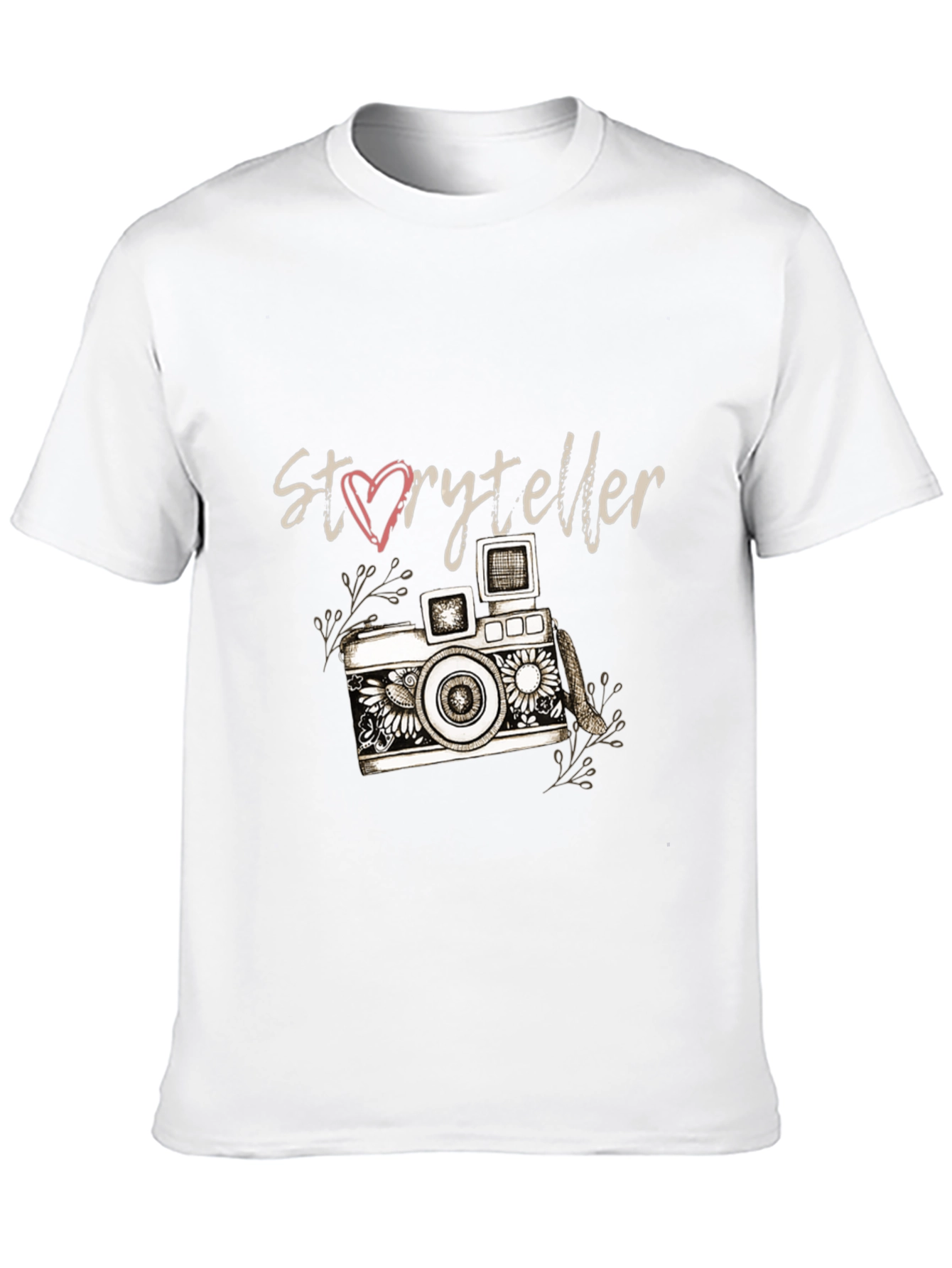Black Storyteller Camera Graphic T-Shirt view 10