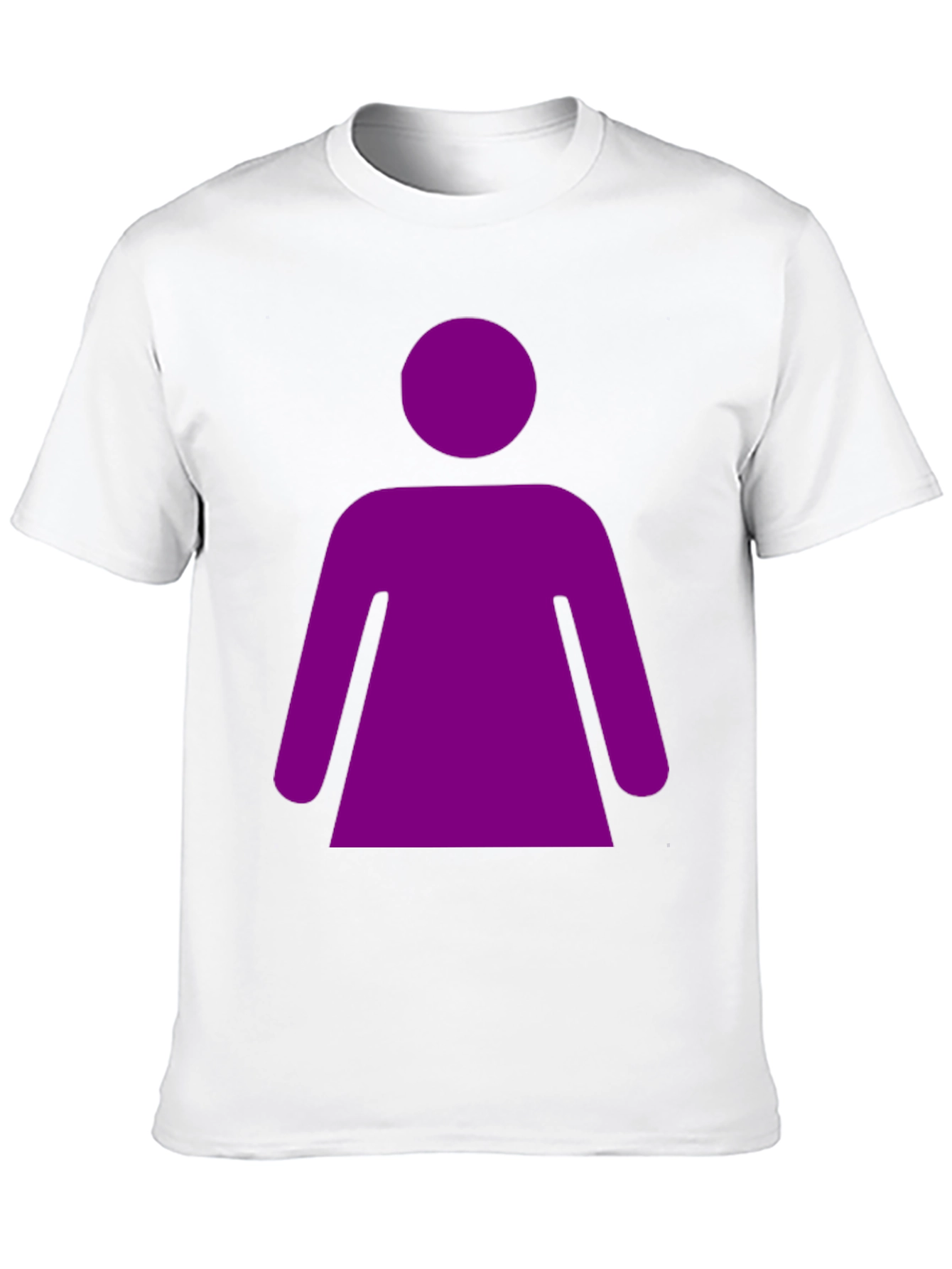 Black Purple Woman Graphic Tee - Black Unisex T-Shirt view 10