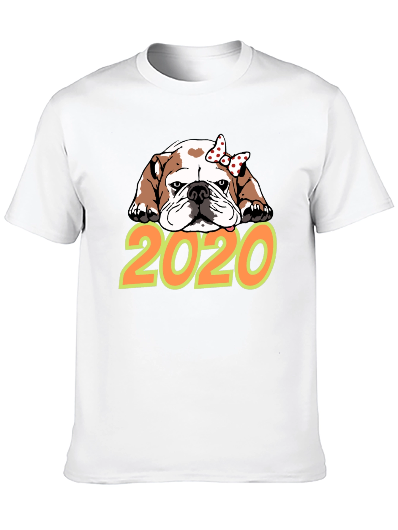Black Bulldog 2020 Graphic T-Shirt view 10