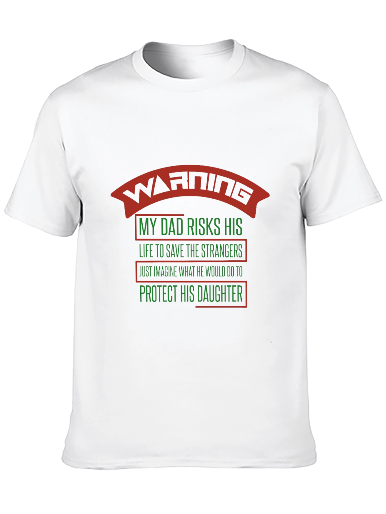 Black Dad Risks His Life T-Shirt view 10