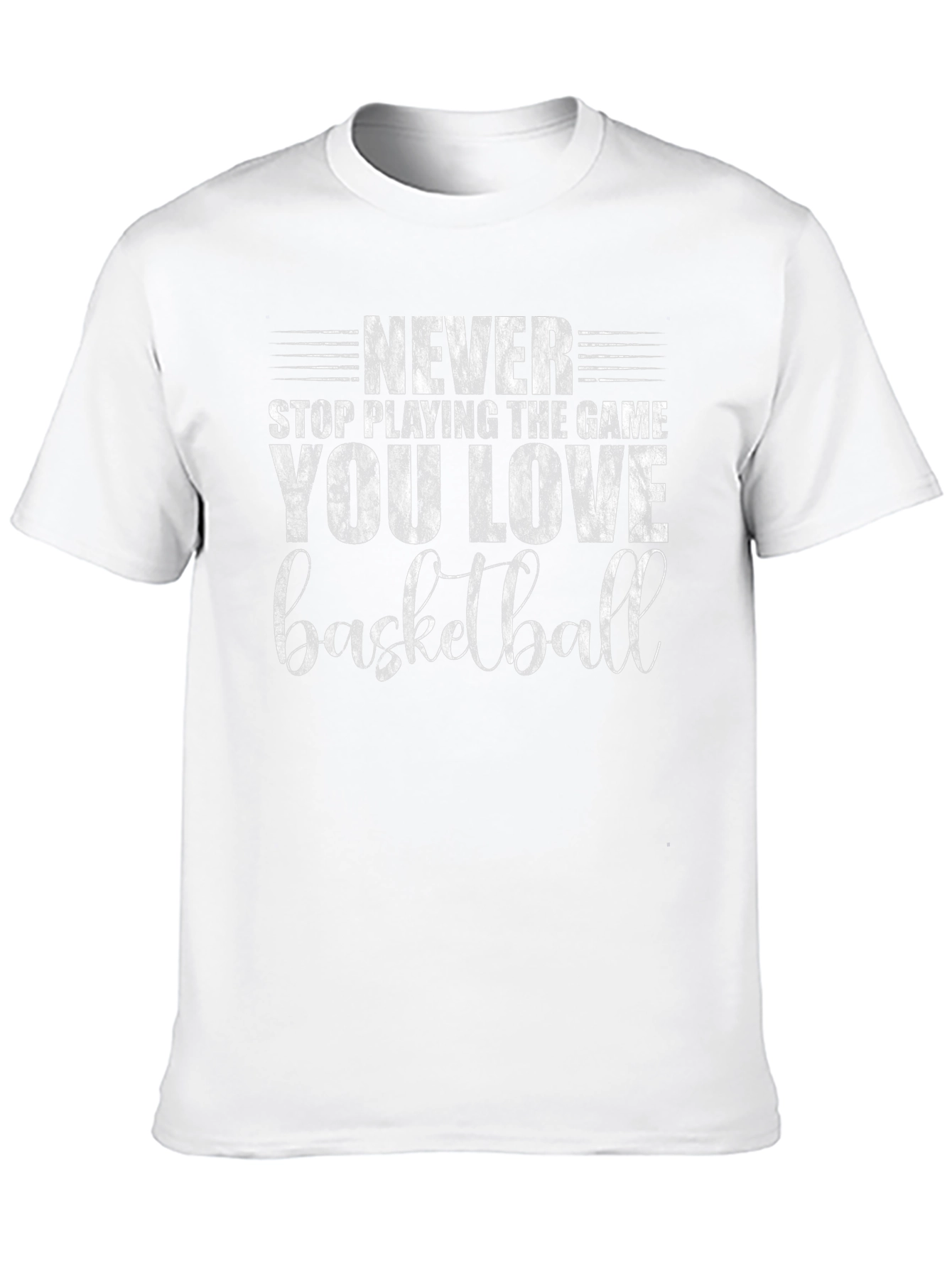Black Basketball Lover Black T-Shirt - Never Stop Playing! view 10