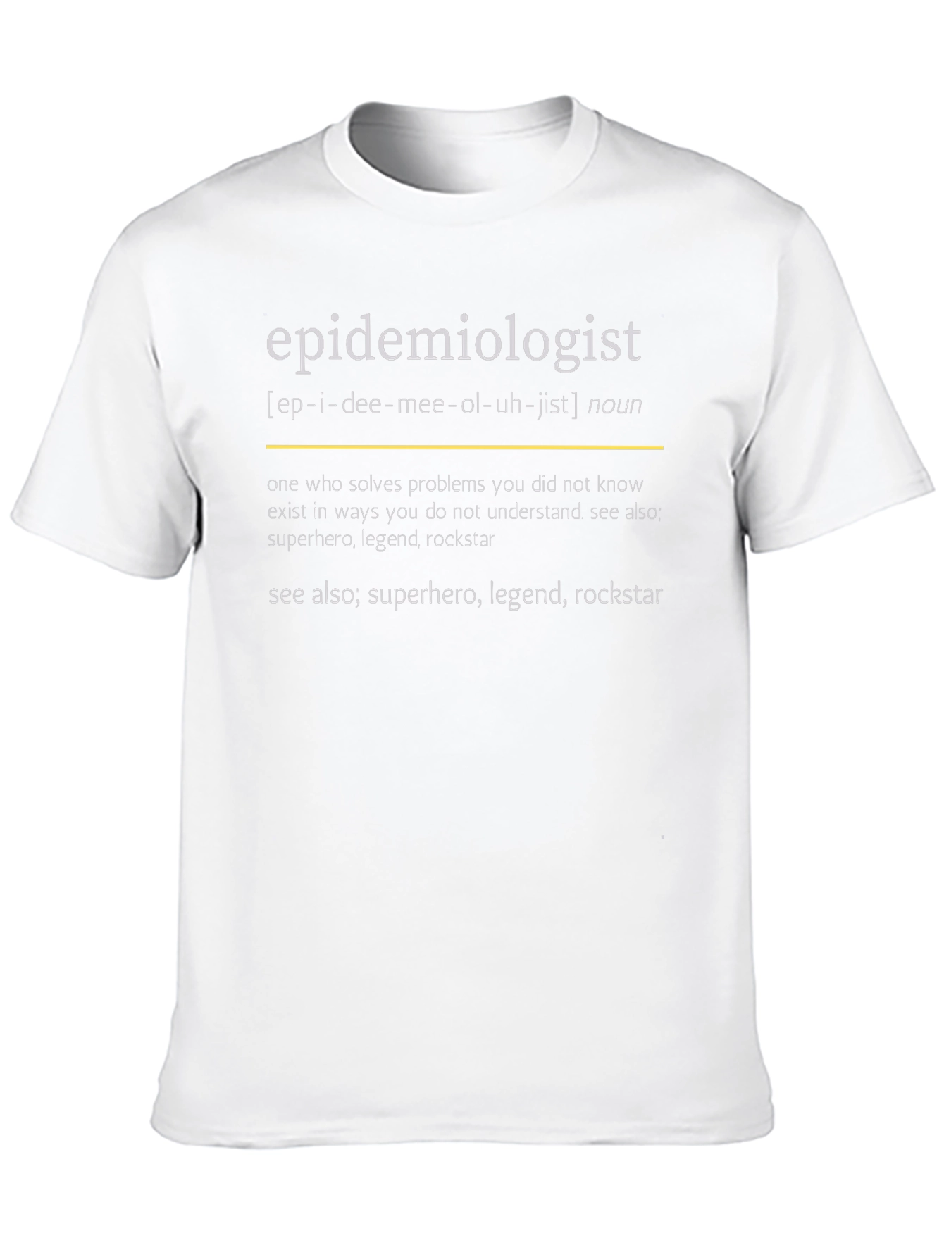 Black Epidemiologist Definition T-Shirt - Science Gift view 10