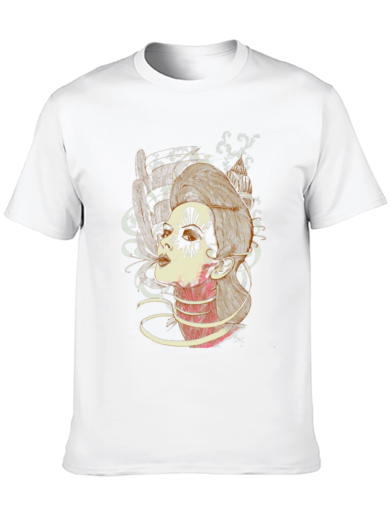 Black Graphic Print Black T-Shirt view 10