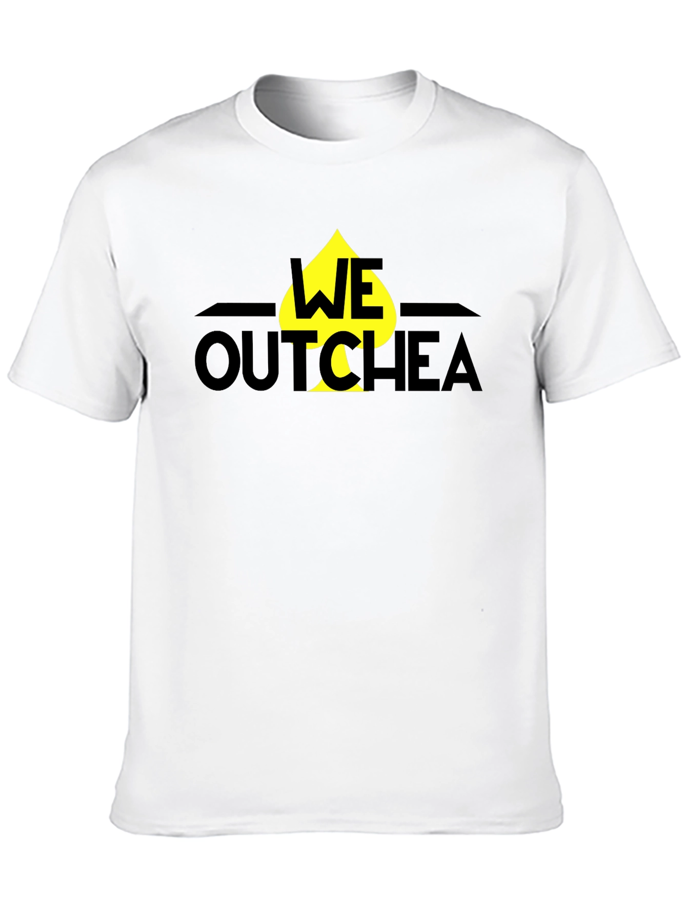 Black We Outchea Spade T-Shirt - Bold Graphic Tee view 10