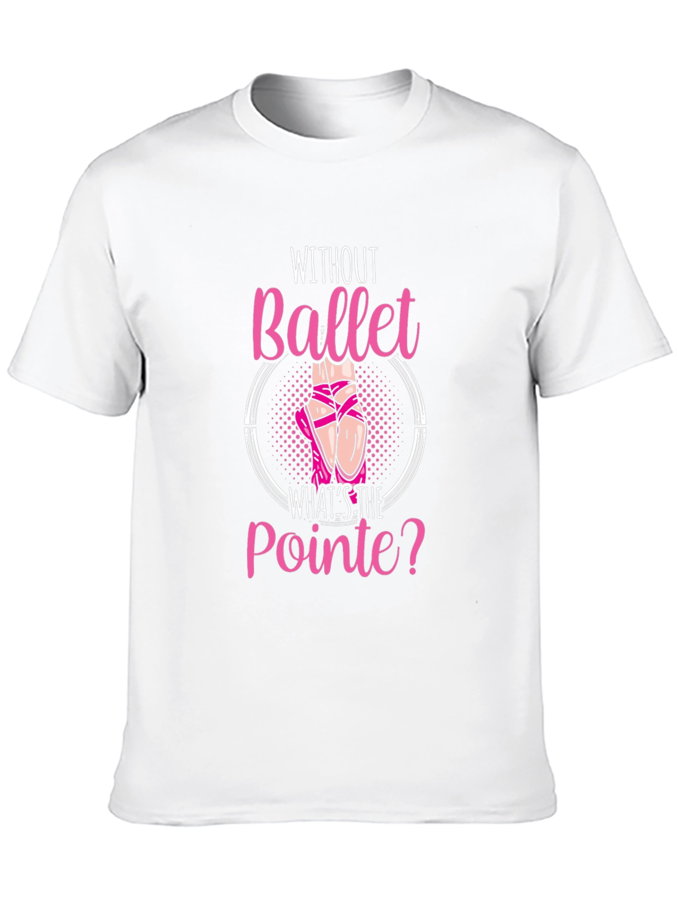 Black Ballet Pointe T-Shirt - Dance Lover Gift view 10