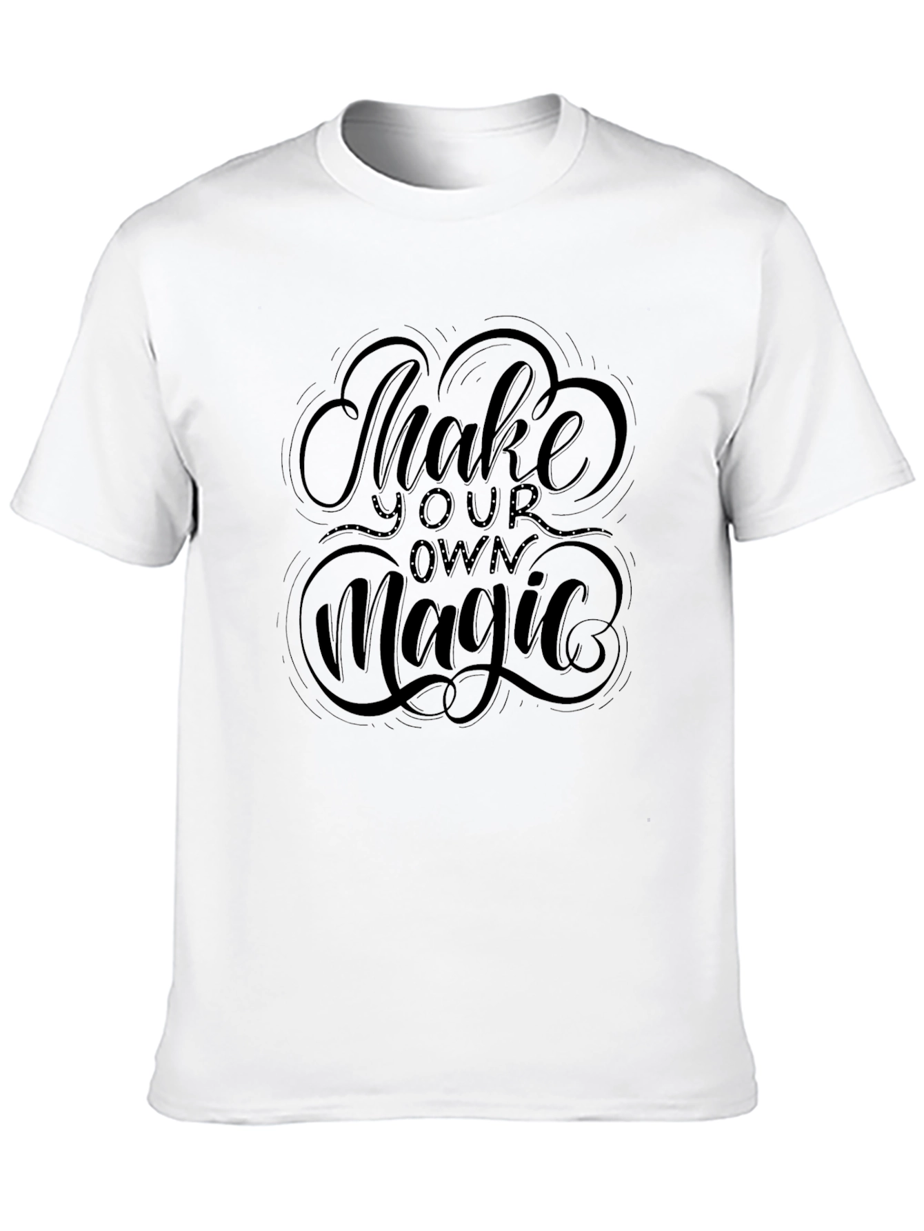 Black Make Your Own Magic Graphic Tee - Black view 10