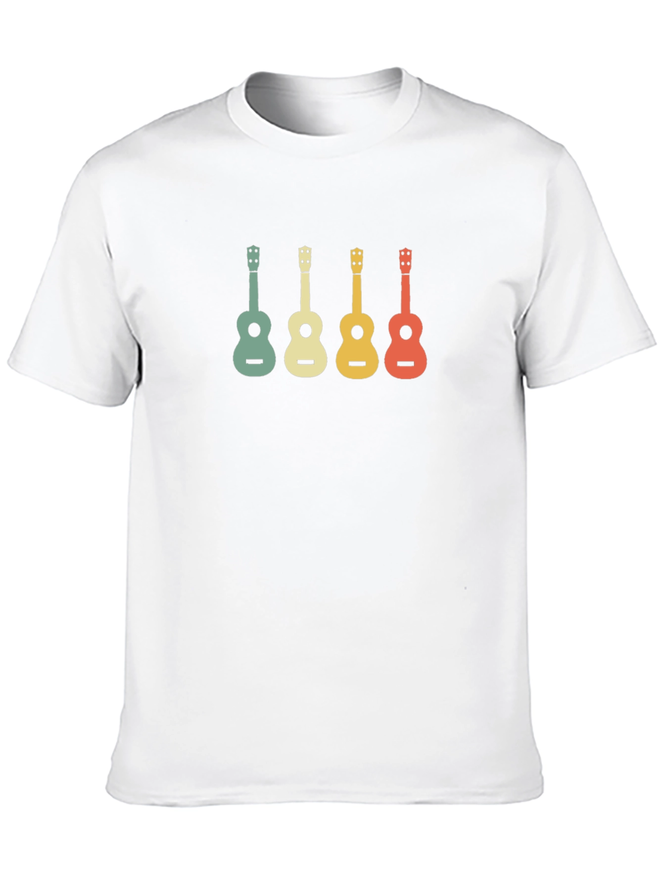 Black Retro Ukulele T-Shirt - Music Lover's Tee view 10