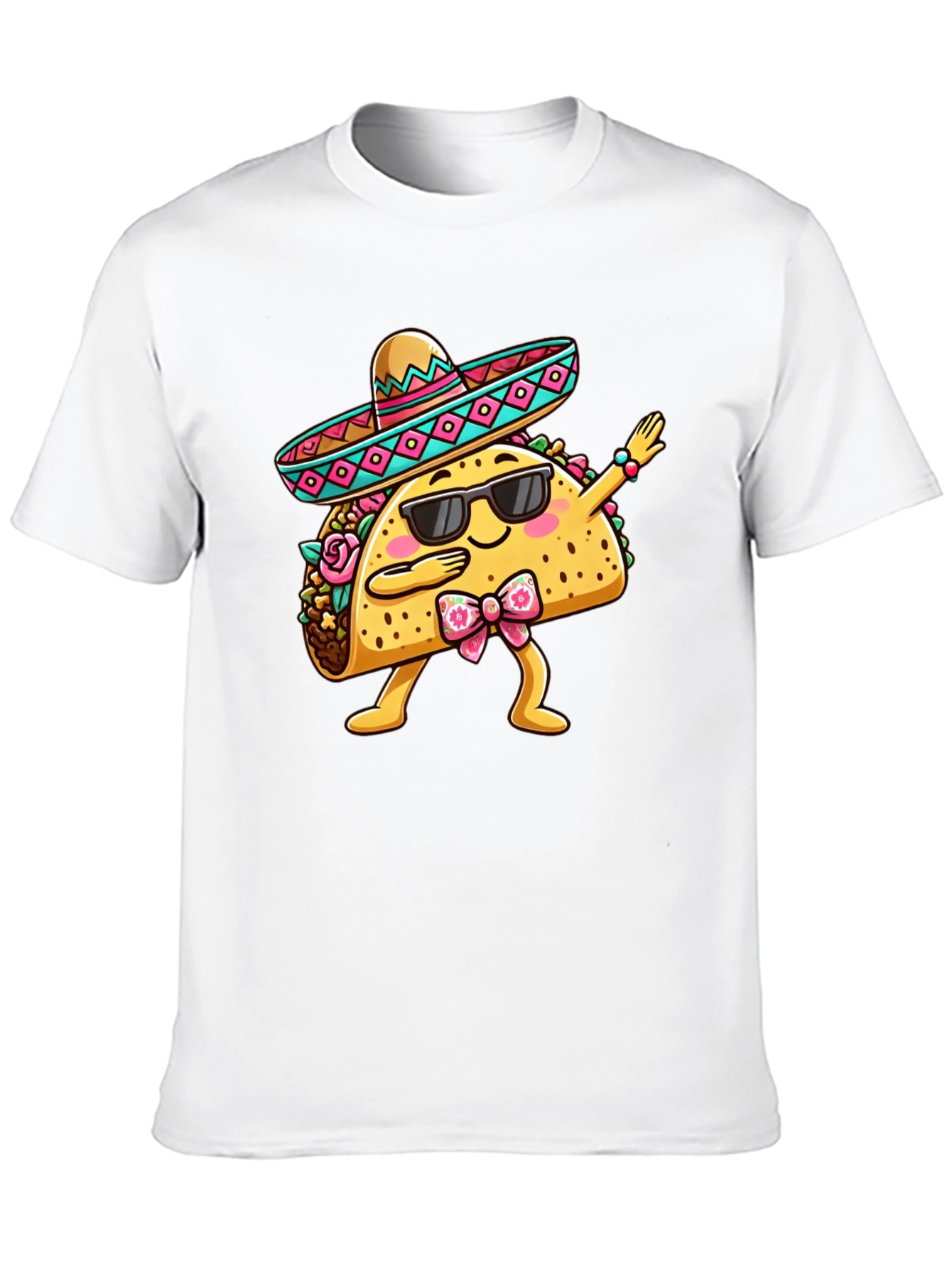 Black Dabbing Taco T-Shirt - Funny Cinco de Mayo Tee view 10