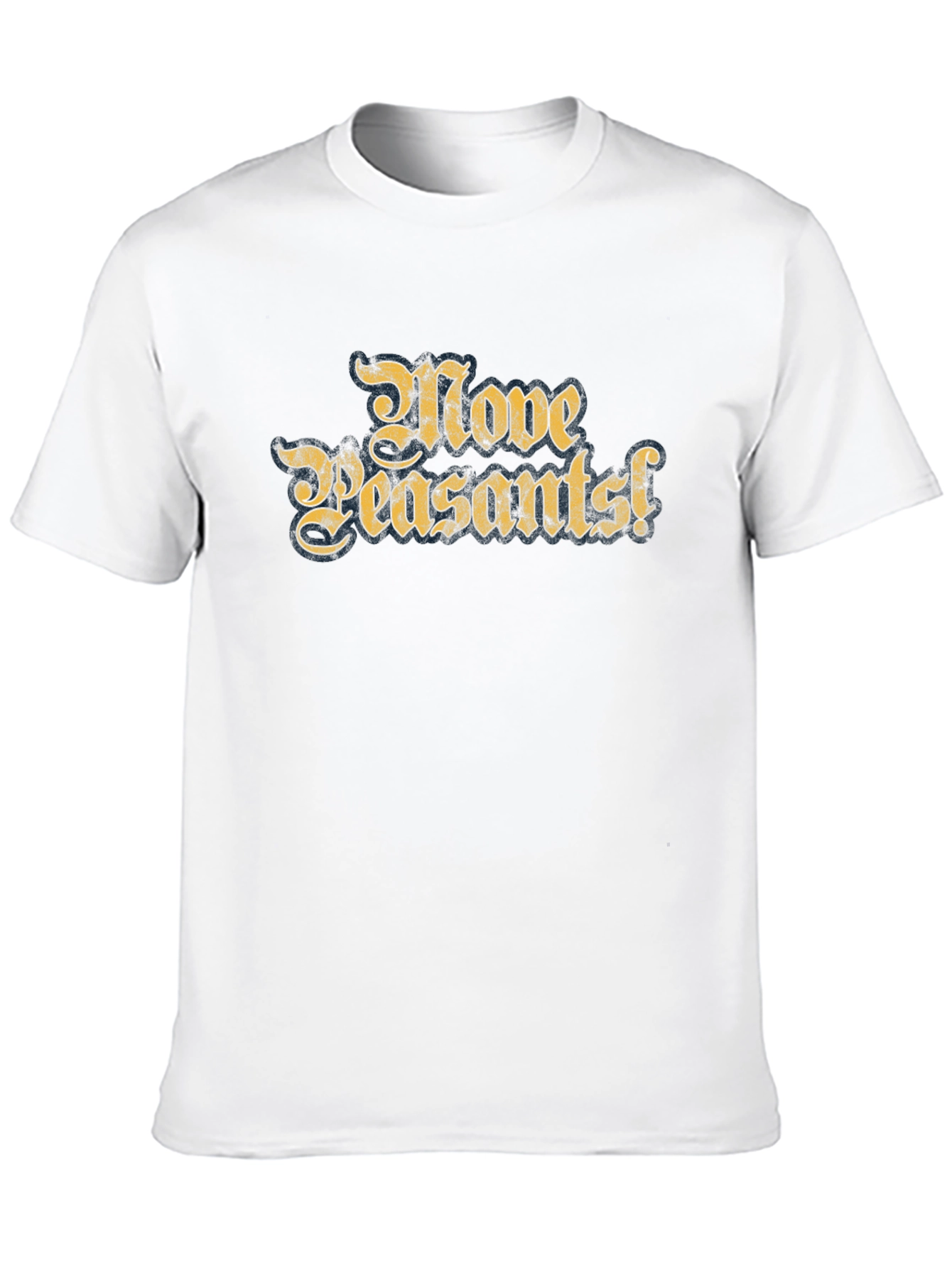 Black Move Peasants! Graphic T-Shirt view 10