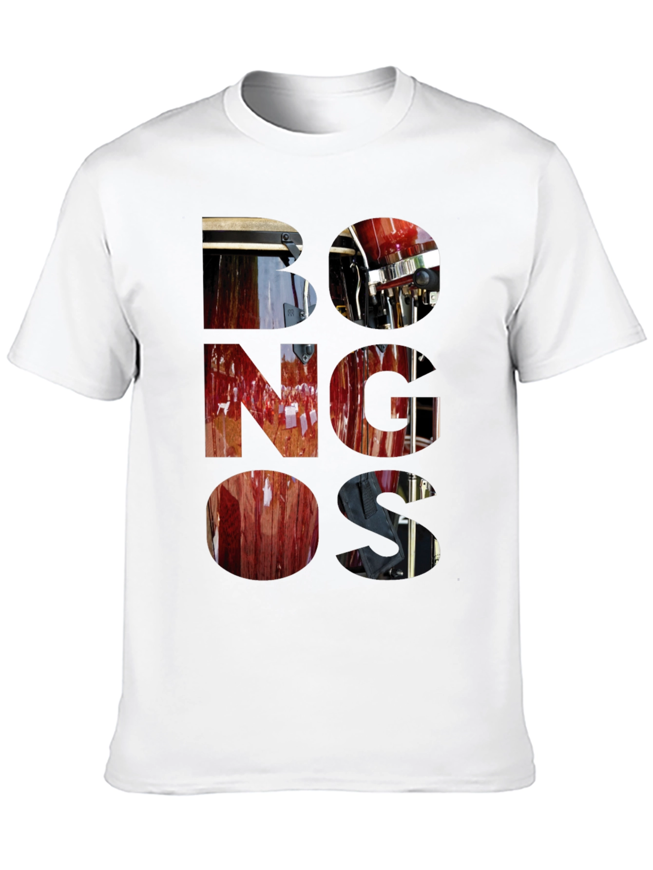 Black Bongos Graphic T-Shirt - Stylish Music Lover Tee view 10