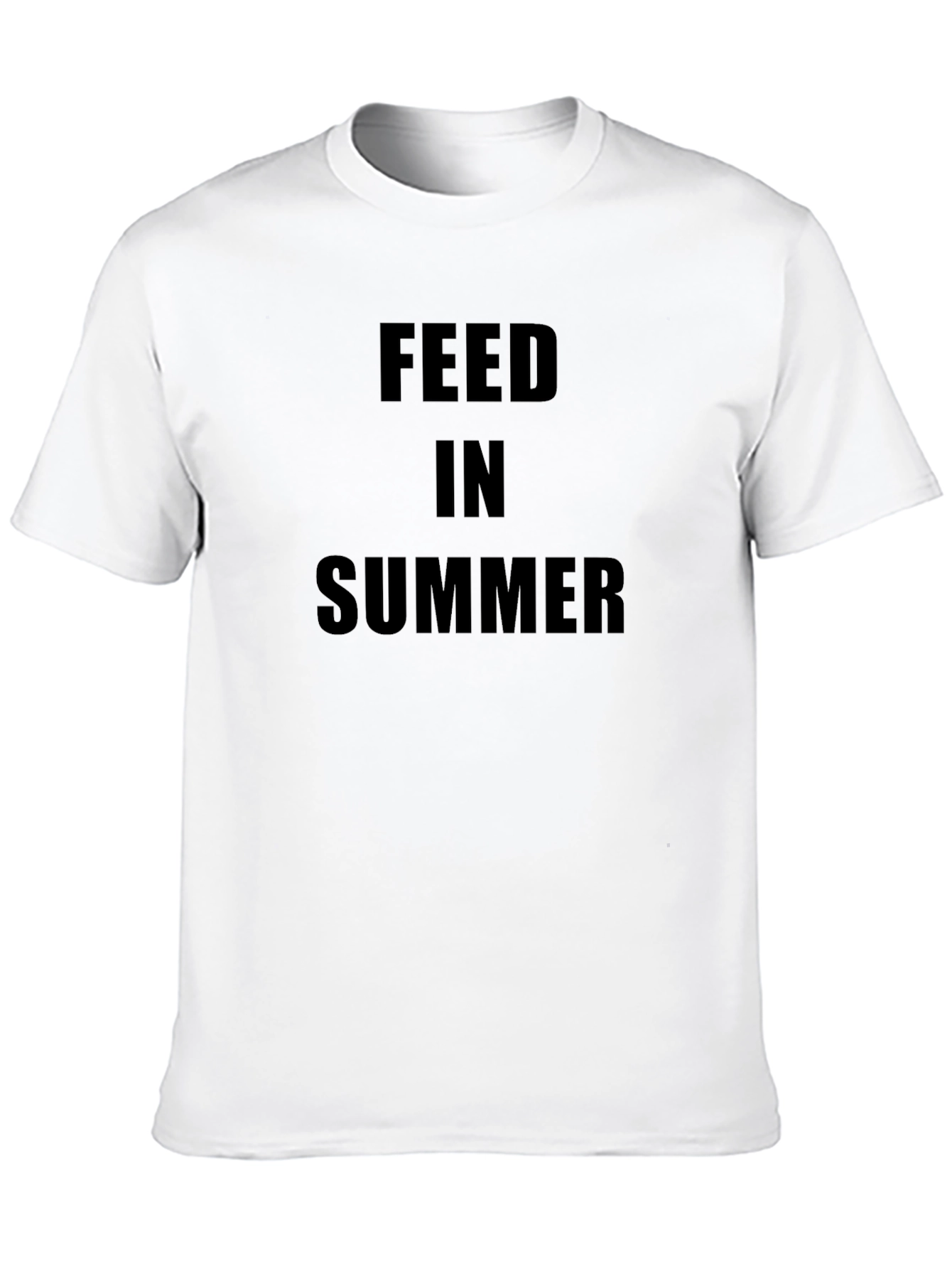 Black Feed In Summer Black Graphic Tee view 10