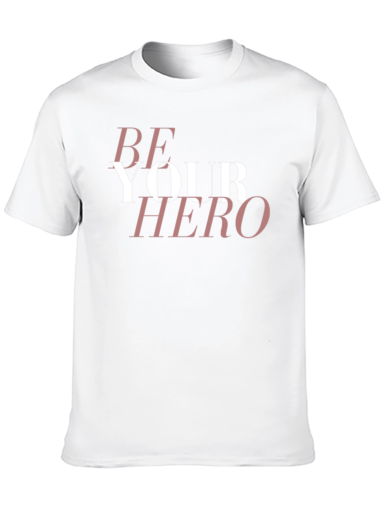 Black Be Your Hero Graphic Tee - Stylish Black T-Shirt view 10