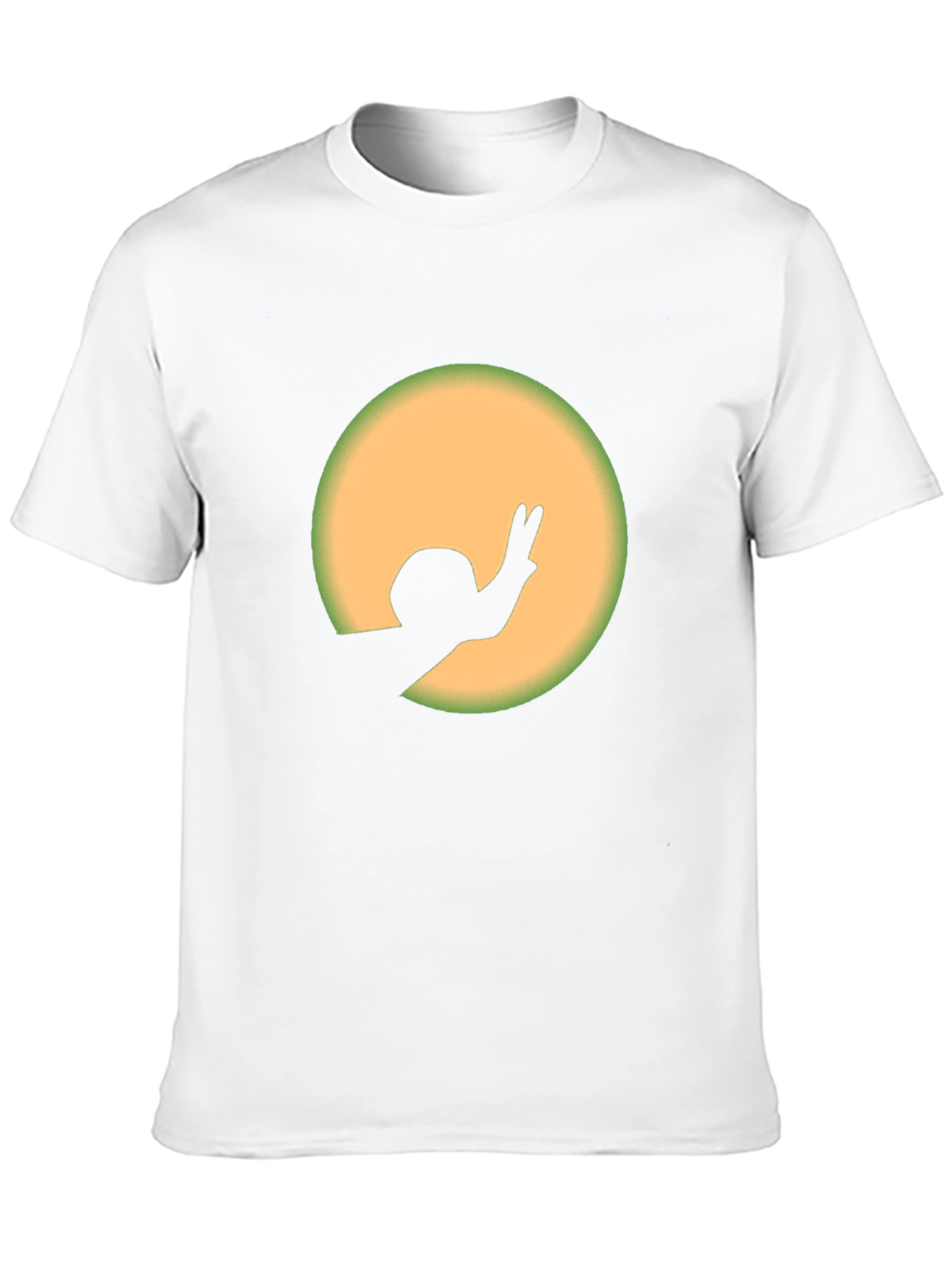 Black Silhouette Hand Peace Sign T-Shirt view 10