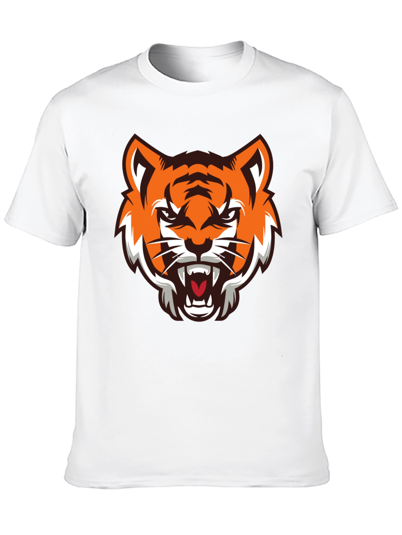 Black Tiger Graphic Black T-Shirt view 10