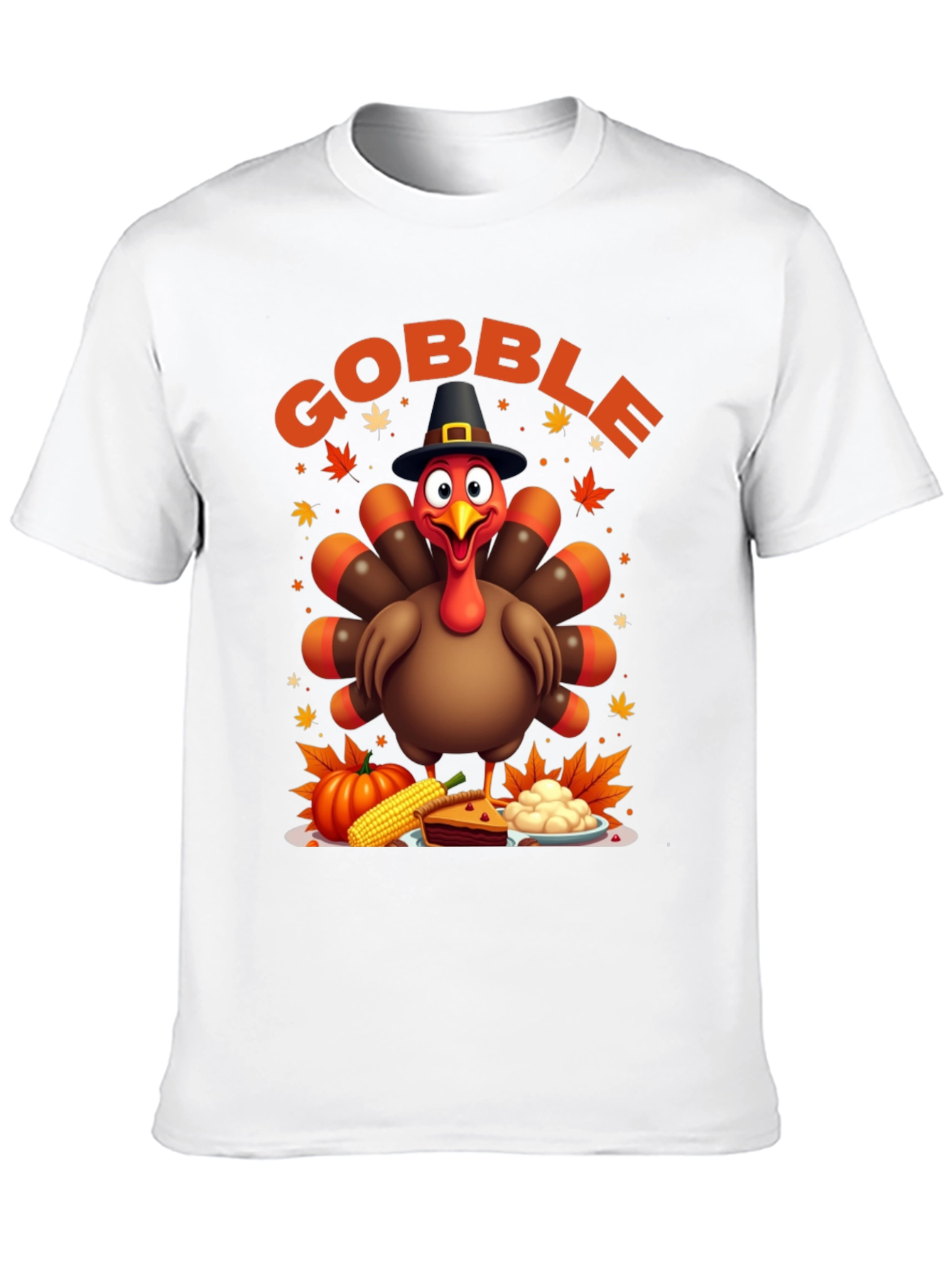 Black Gobble Thanksgiving T-Shirt view 10